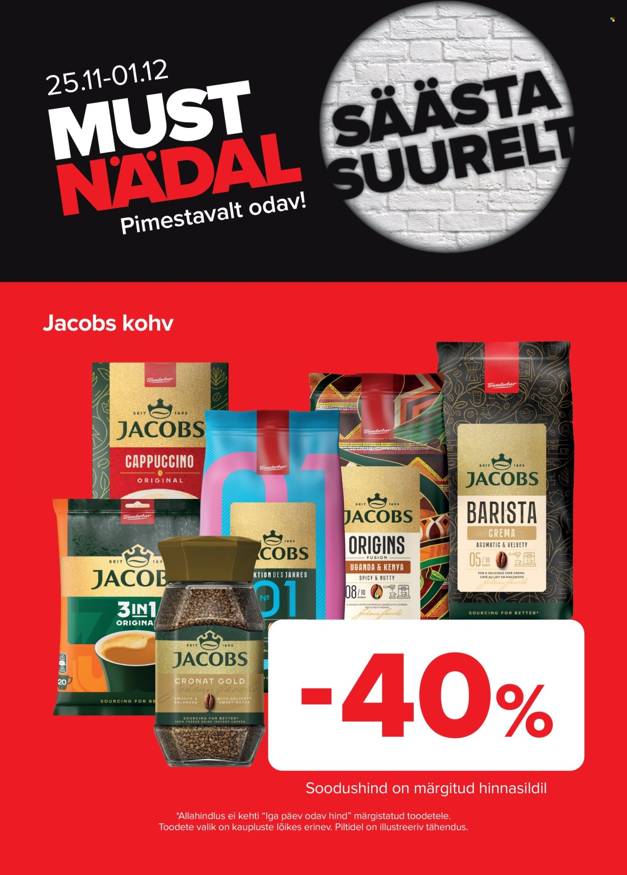 maxima - Maxima kliendileht - Must nädal Maximas! (25.11 - 1.12.2025) - page: 16