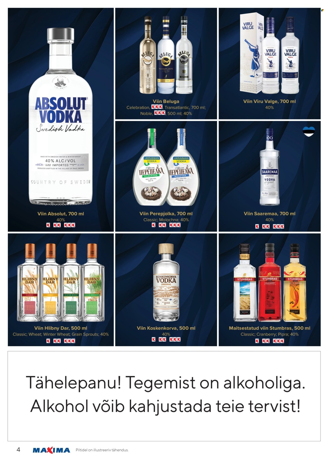 maxima - Maxima kliendileht - Joogikataloog (27.11.2025 - 7.01.2026) - page: 4