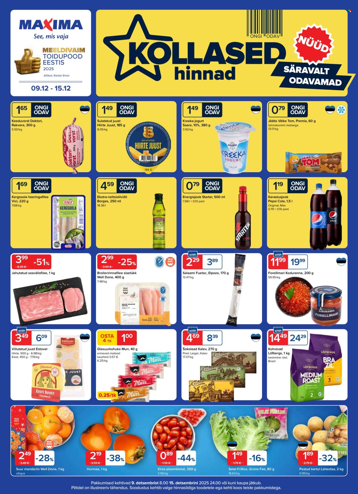 maxima - Maxima kliendileht - Maxima kliendileht nr. 50 (9.12 - 15.12.2025)