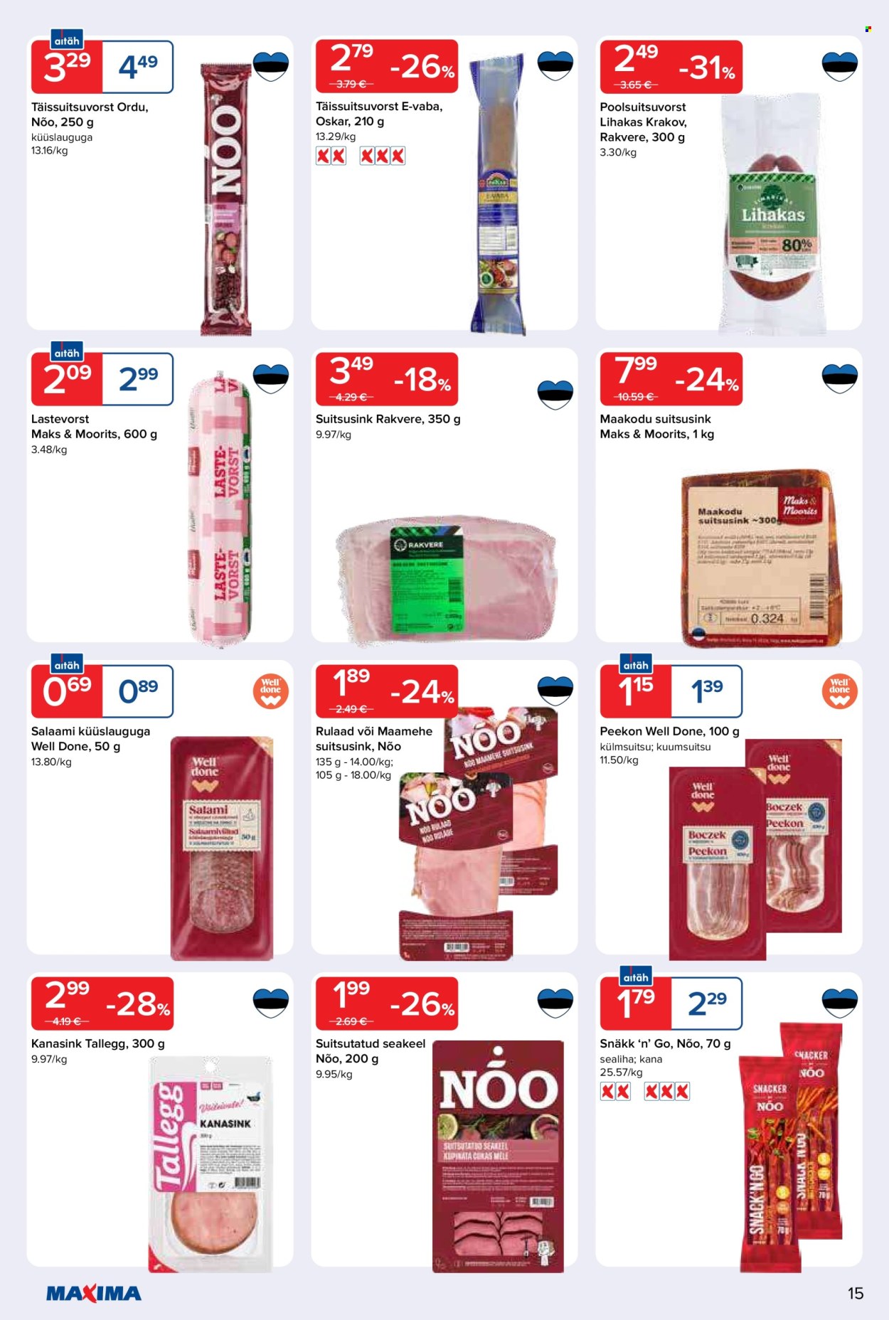 maxima - Maxima kliendileht - Maxima kliendileht nr. 1 (30.12.2025 - 5.01.2026) - page: 15