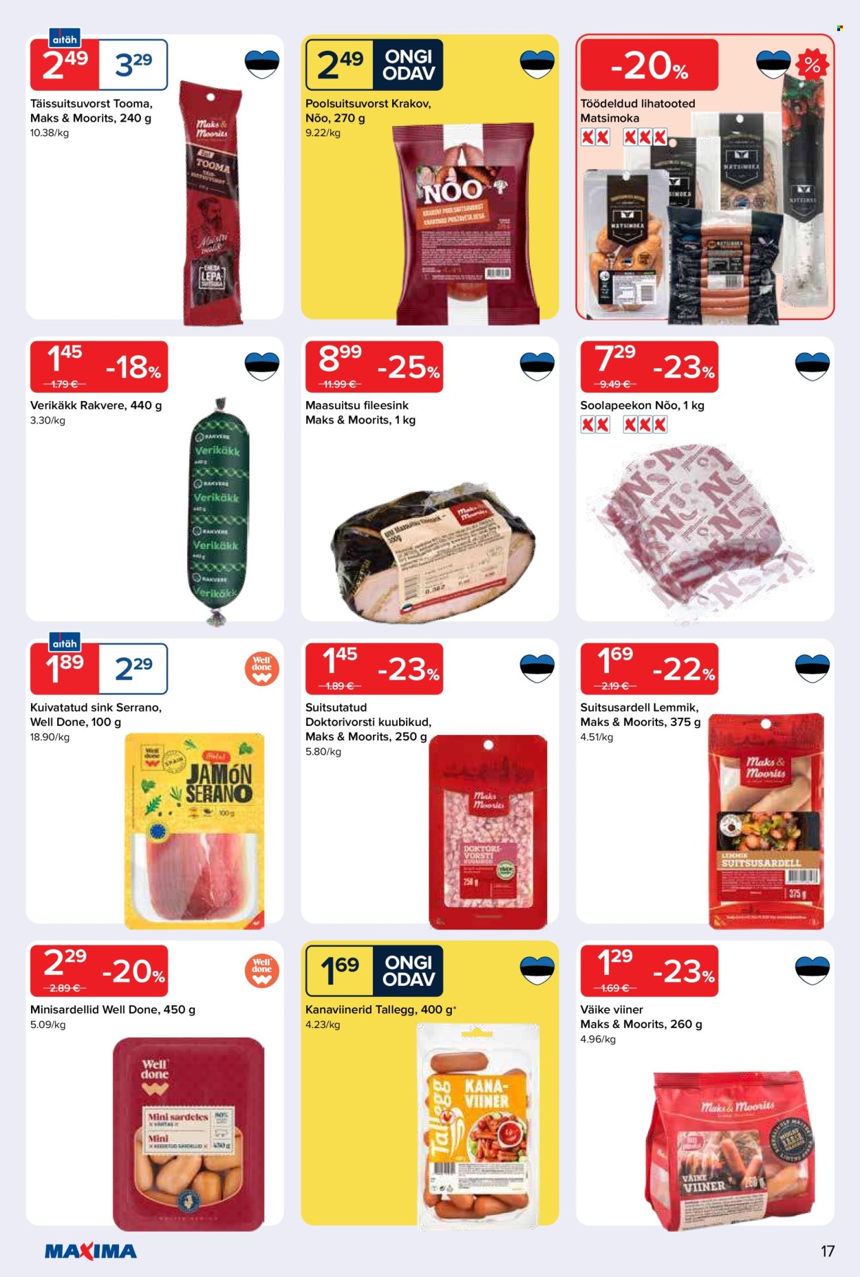 maxima - Maxima kliendileht - Maxima kliendileht 13.01-19.01 (13.01 - 19.01.2026) - page: 18
