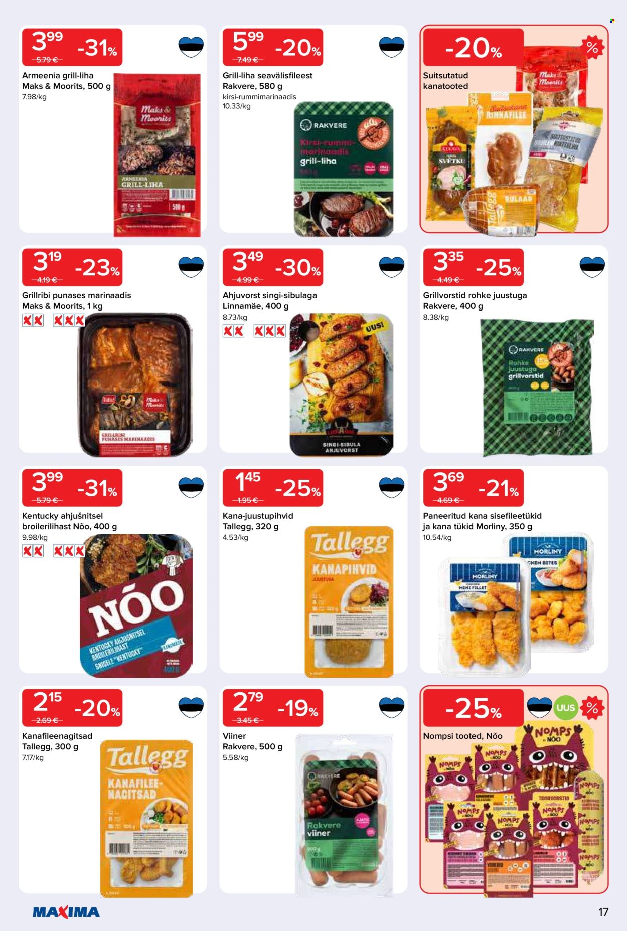 maxima - Maxima kliendileht - Maxima kliendileht (17.03 - 23.03.2026) - page: 17