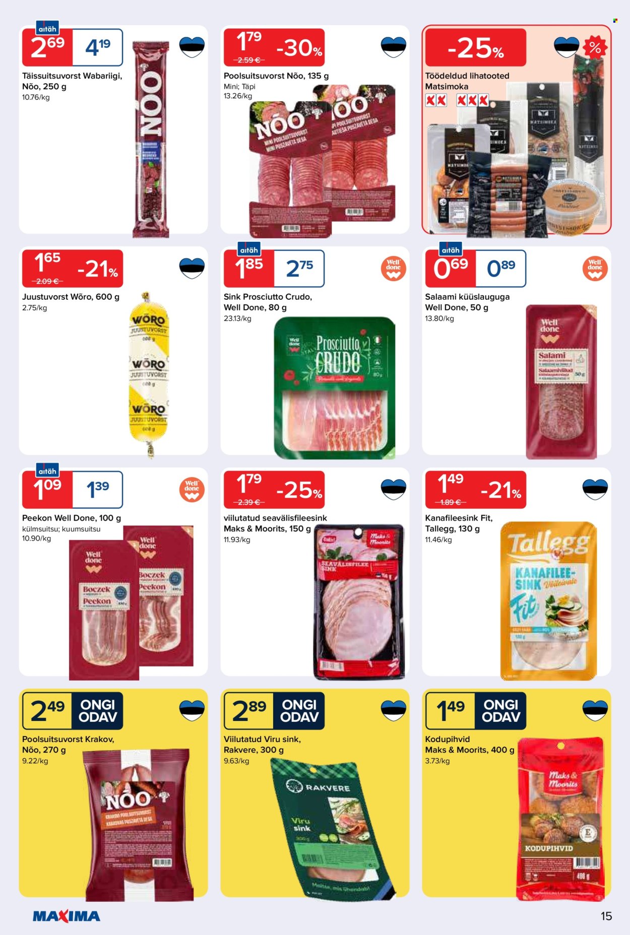 maxima - Maxima kliendileht - Maxima kliendileht (17.03 - 23.03.2026) - page: 15