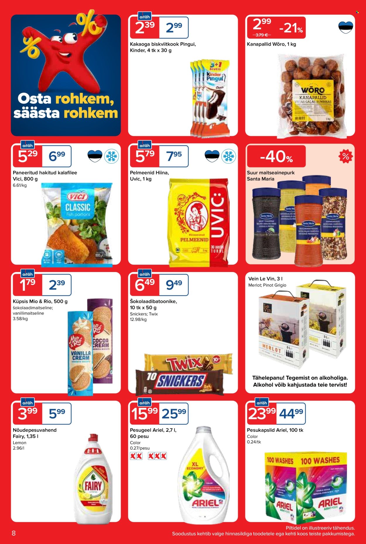 maxima - Maxima kliendileht - Maxima kliendileht 21.-27.04 (21.04 - 27.04.2026) - page: 9