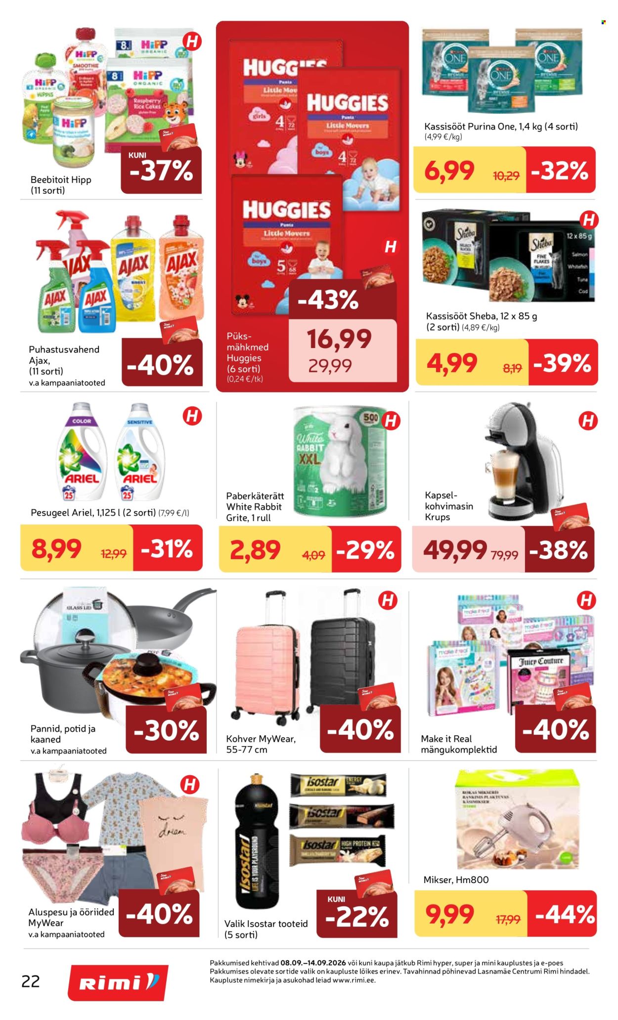 rimi - Rimi kliendileht (8.09 - 14.09.2026) - page: 22