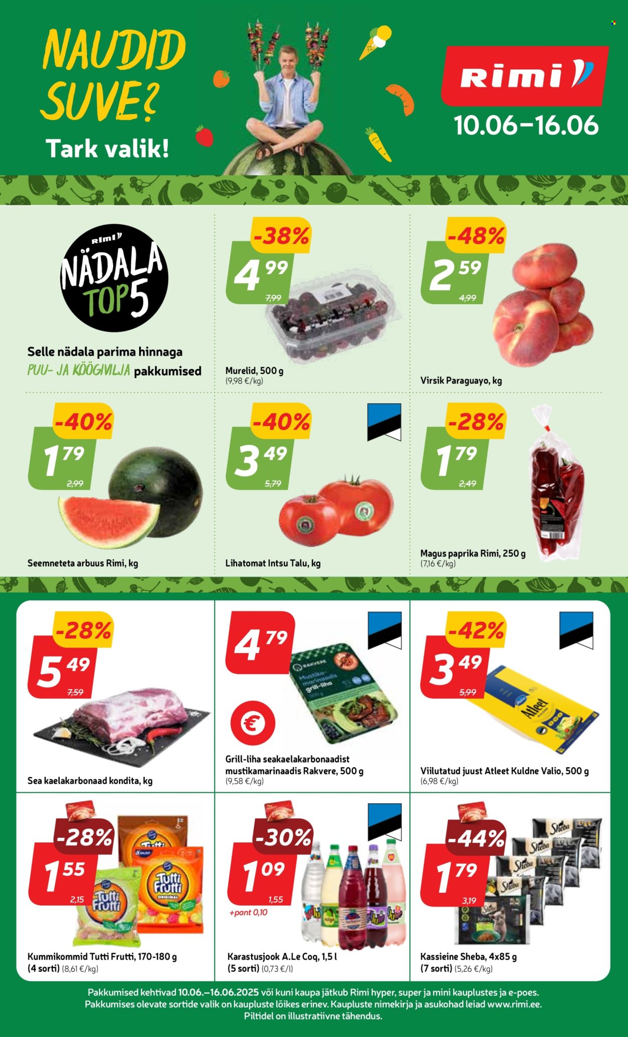 rimi - Rimi kliendileht - NAUDID SUVE? (10.06 - 16.06.2025) - page: 1