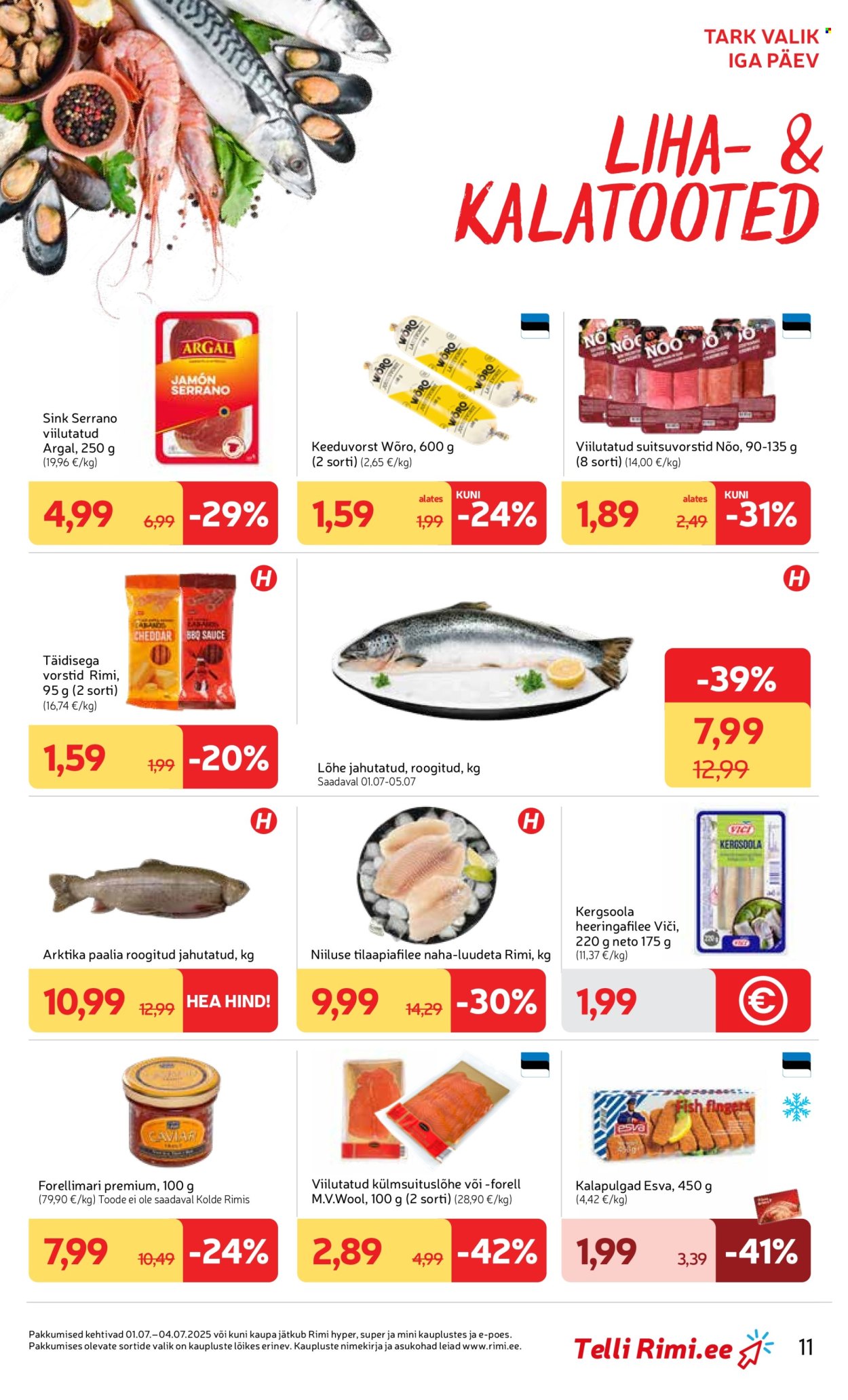 rimi - Rimi kliendileht - tudish - piip (1.07 - 7.07.2025) - page: 11