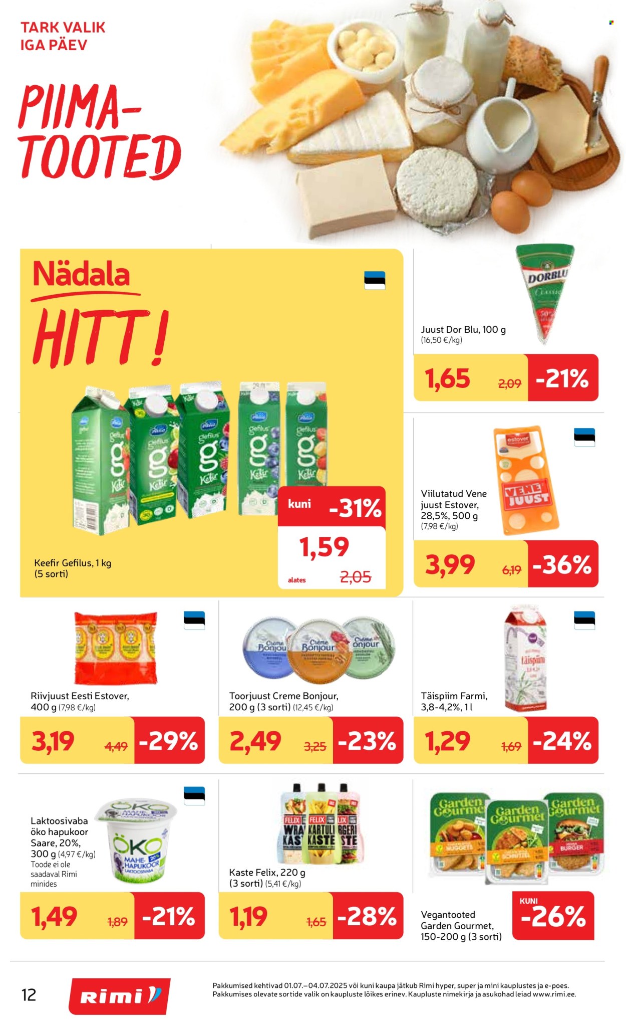 rimi - Rimi kliendileht - tudish - piip (1.07 - 7.07.2025) - page: 12