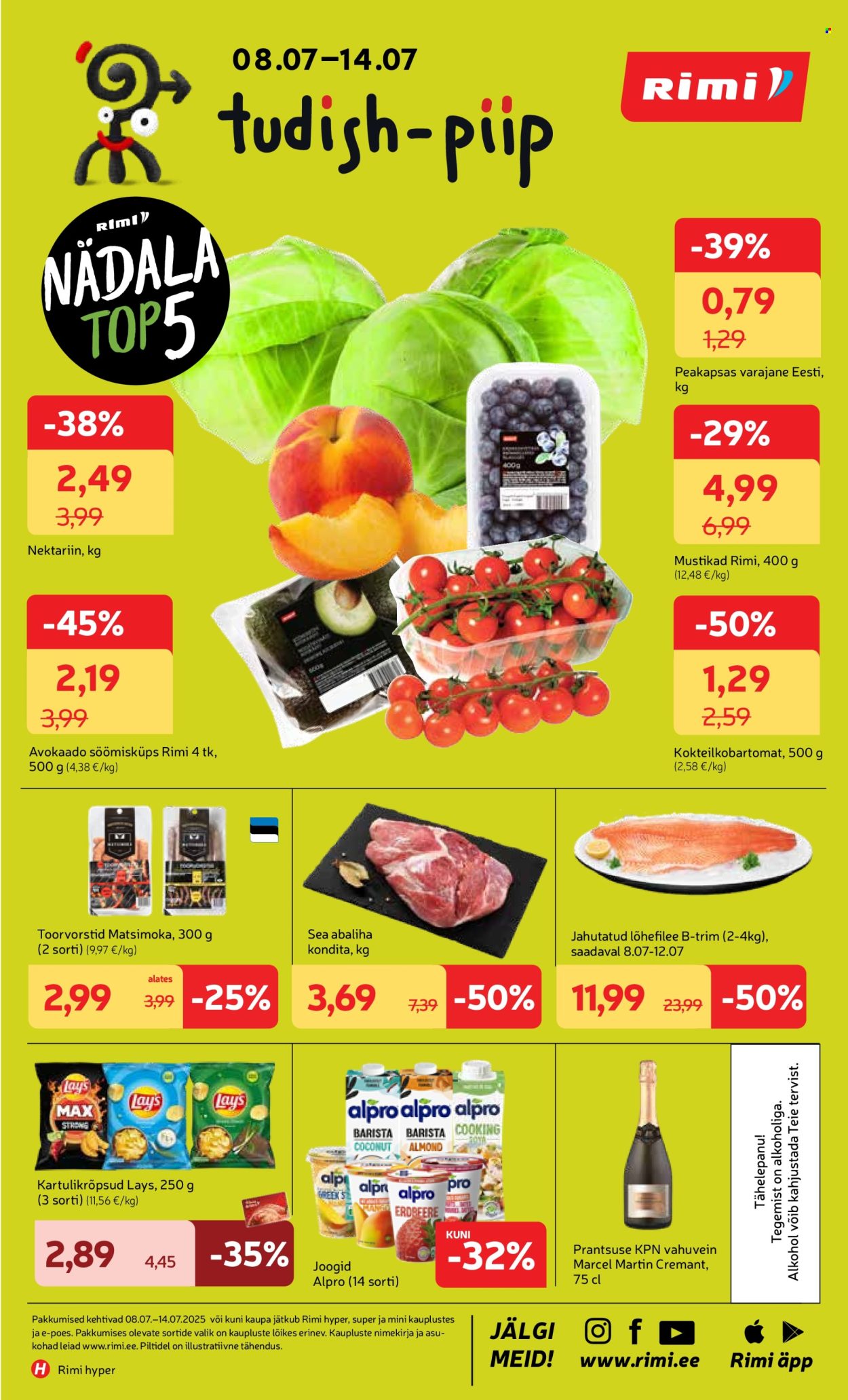 rimi - Rimi kliendileht - tudish - piip (8.07 - 14.07.2025) - page: 17