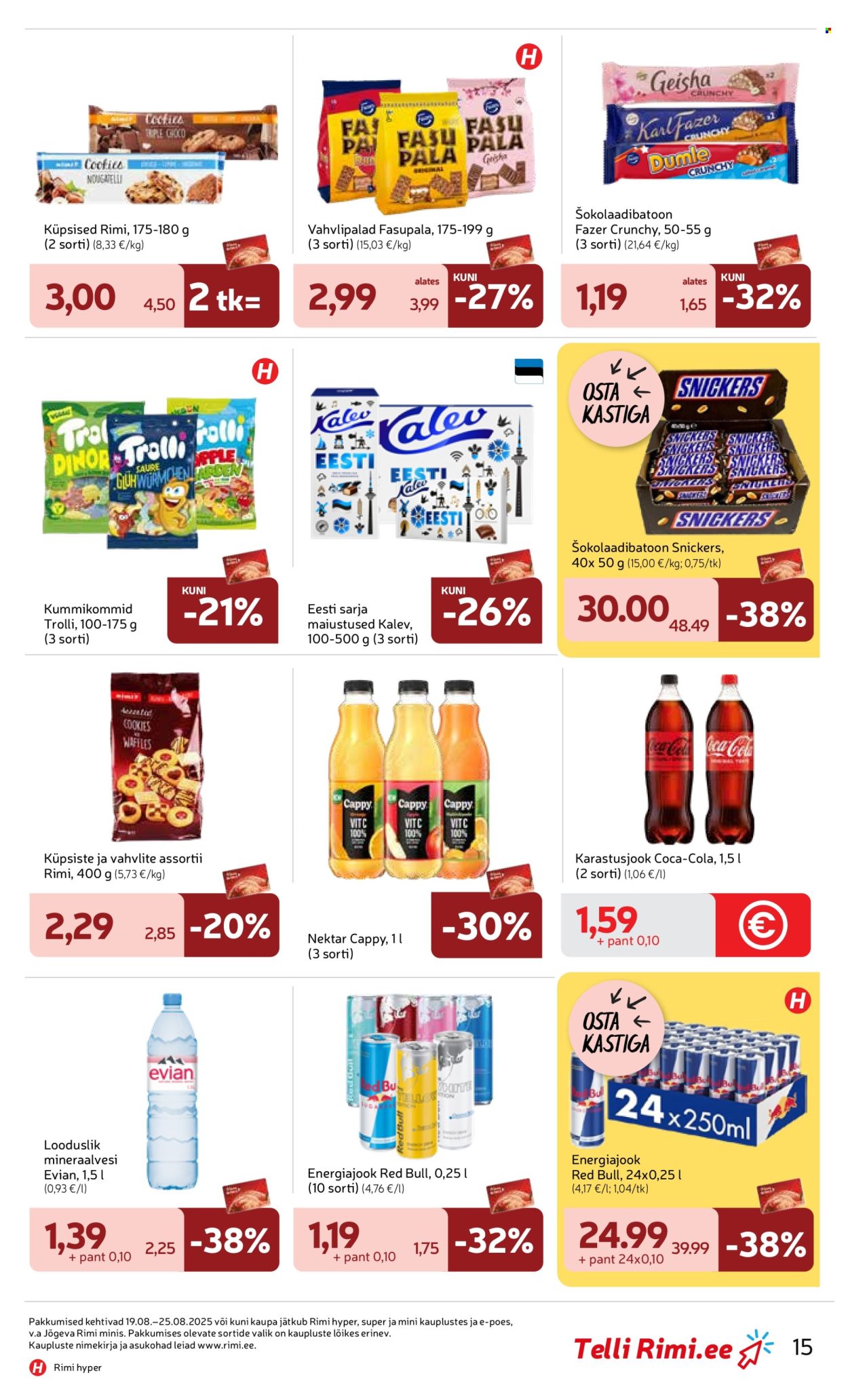 rimi - Rimi kliendileht - EESTI PIDUPÄEV (19.08 - 25.08.2025) - page: 15