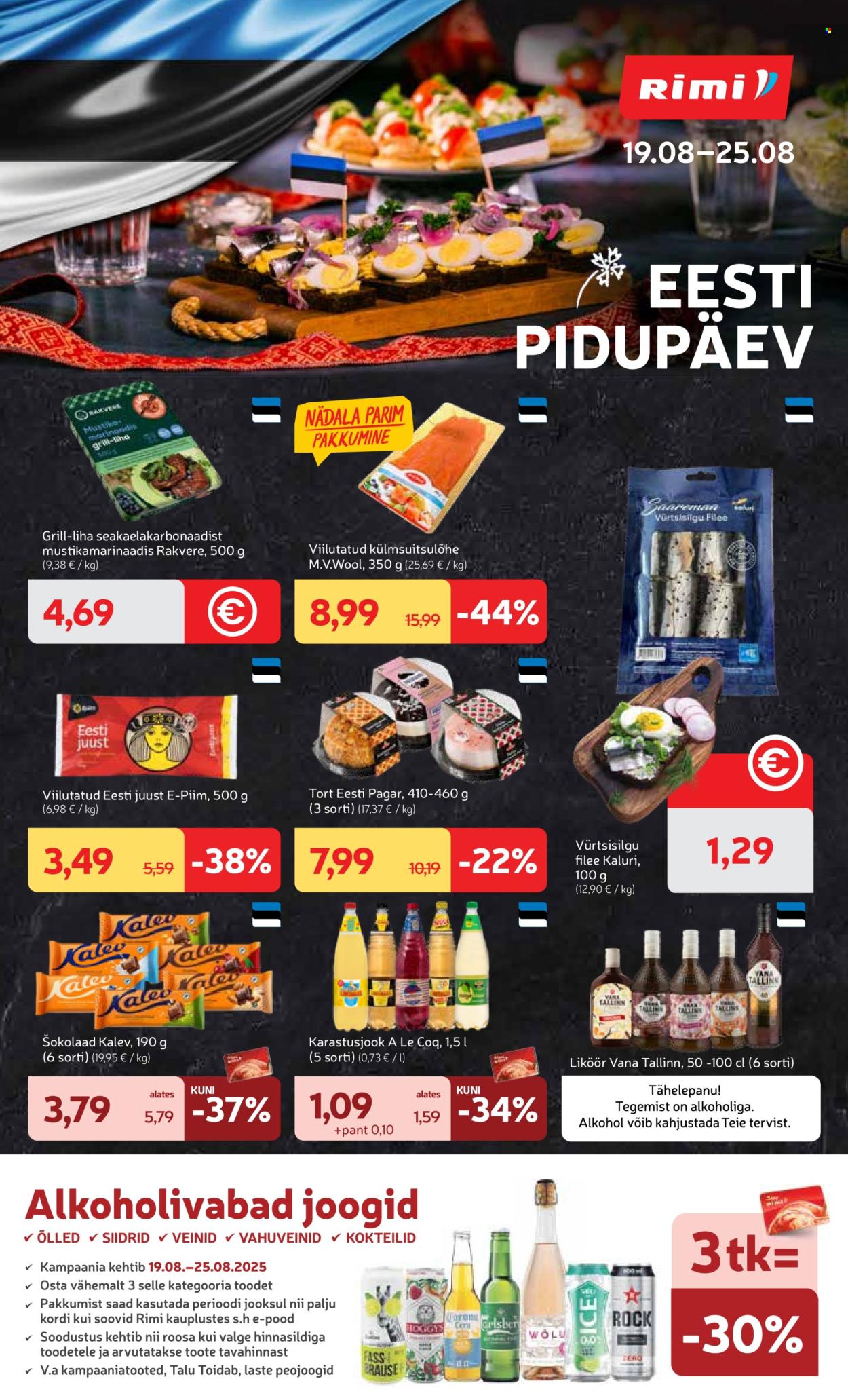 rimi - Rimi kliendileht - EESTI PIDUPÄEV (19.08 - 25.08.2025)
