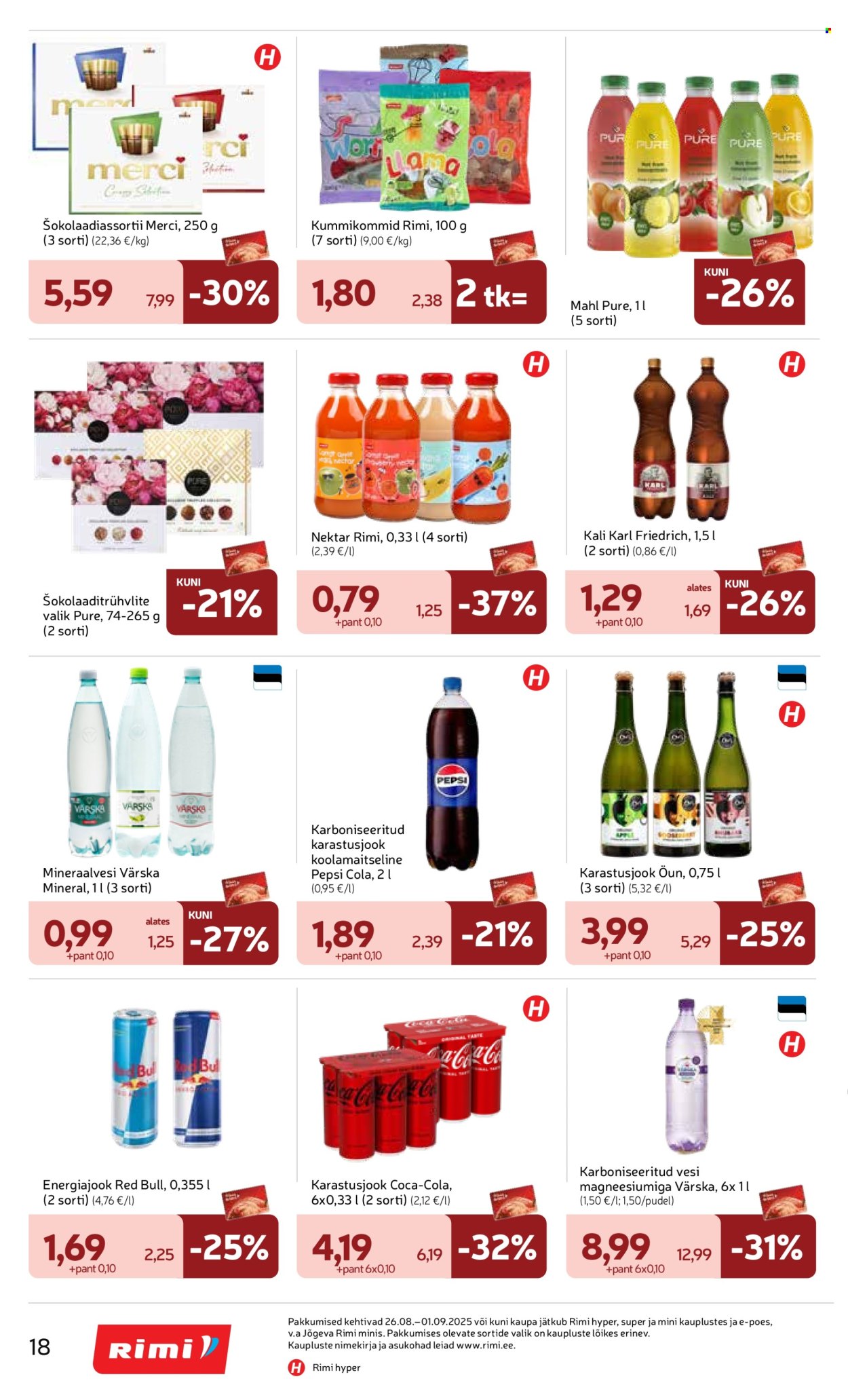 rimi - Rimi kliendileht - Mammutipäevad (26.08 - 1.09.2025) - page: 18