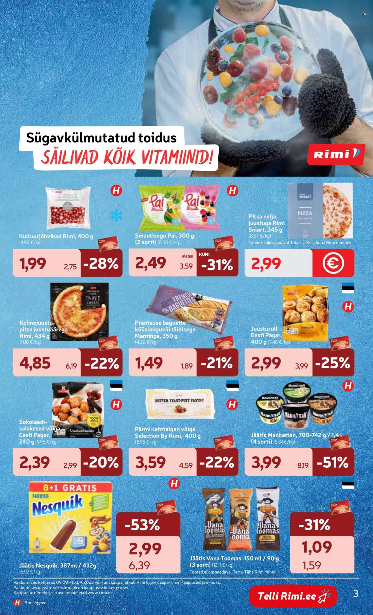 rimi - Rimi kliendileht - HEA HIND (9.09 - 15.09.2025) - page: 3