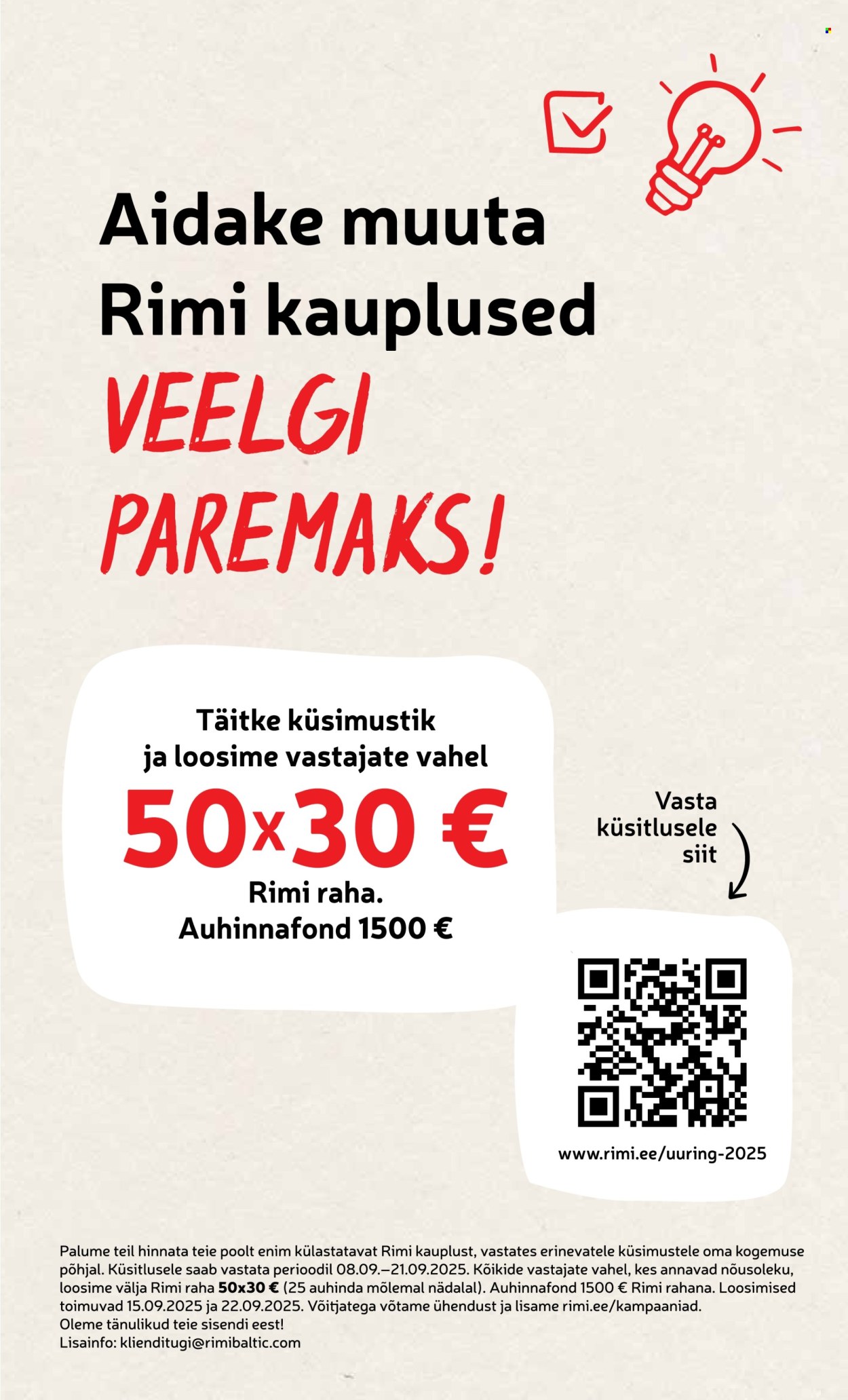 rimi - Rimi kliendileht - HEA HIND (9.09 - 15.09.2025) - page: 21