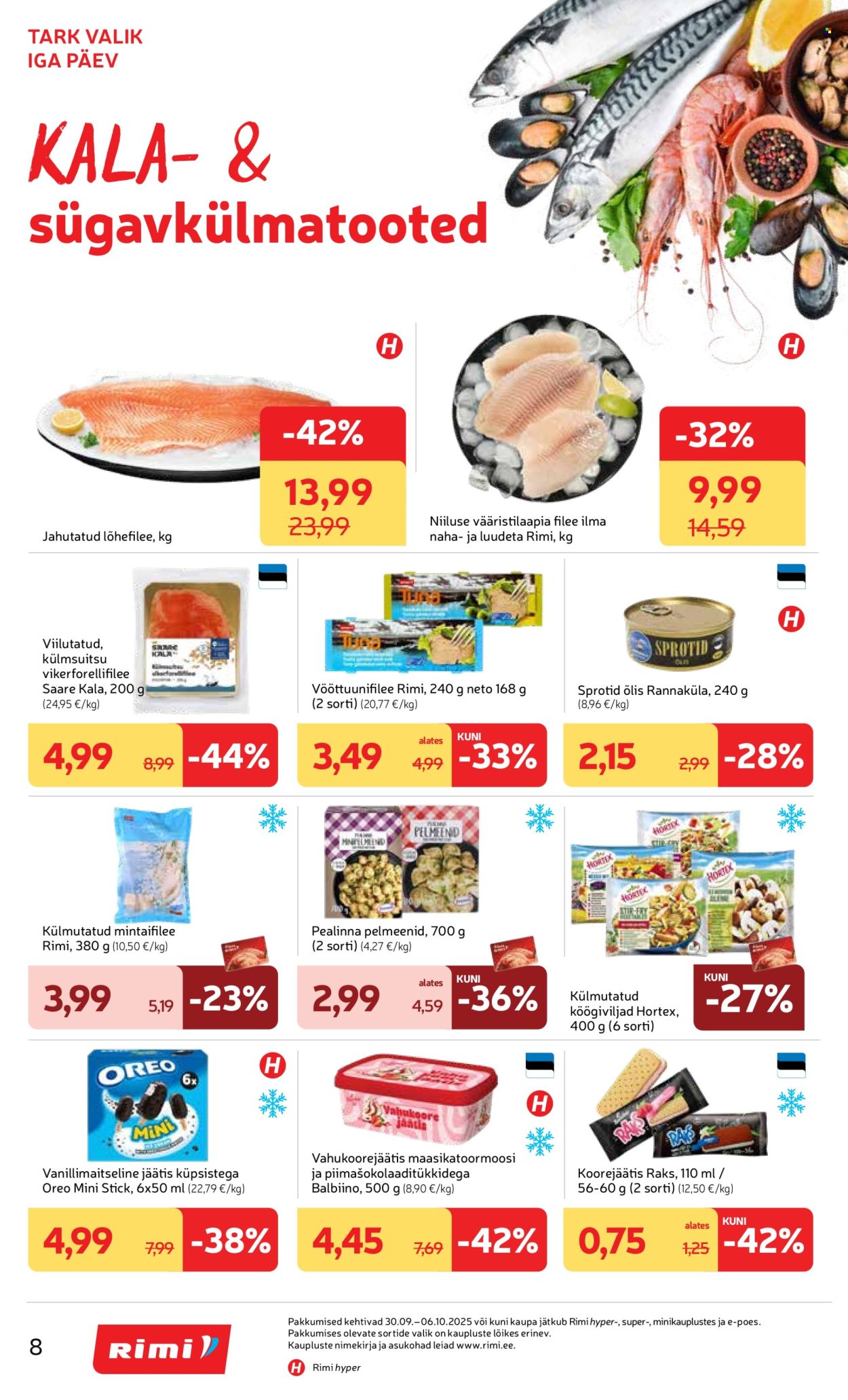 rimi - Rimi kliendileht - Kliendileht (30.09 - 6.10.2025) - page: 8