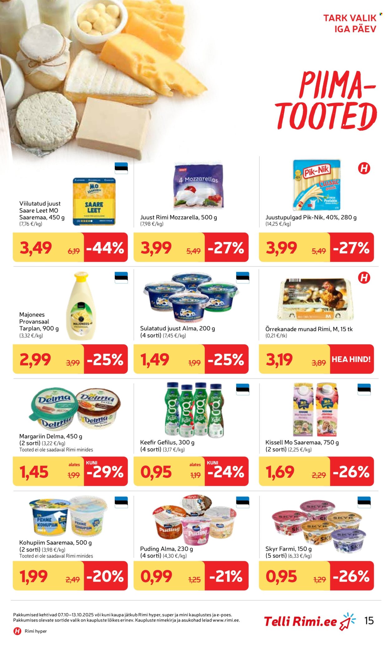 rimi - Rimi kliendileht - Kliendileht (7.10 - 13.10.2025) - page: 15