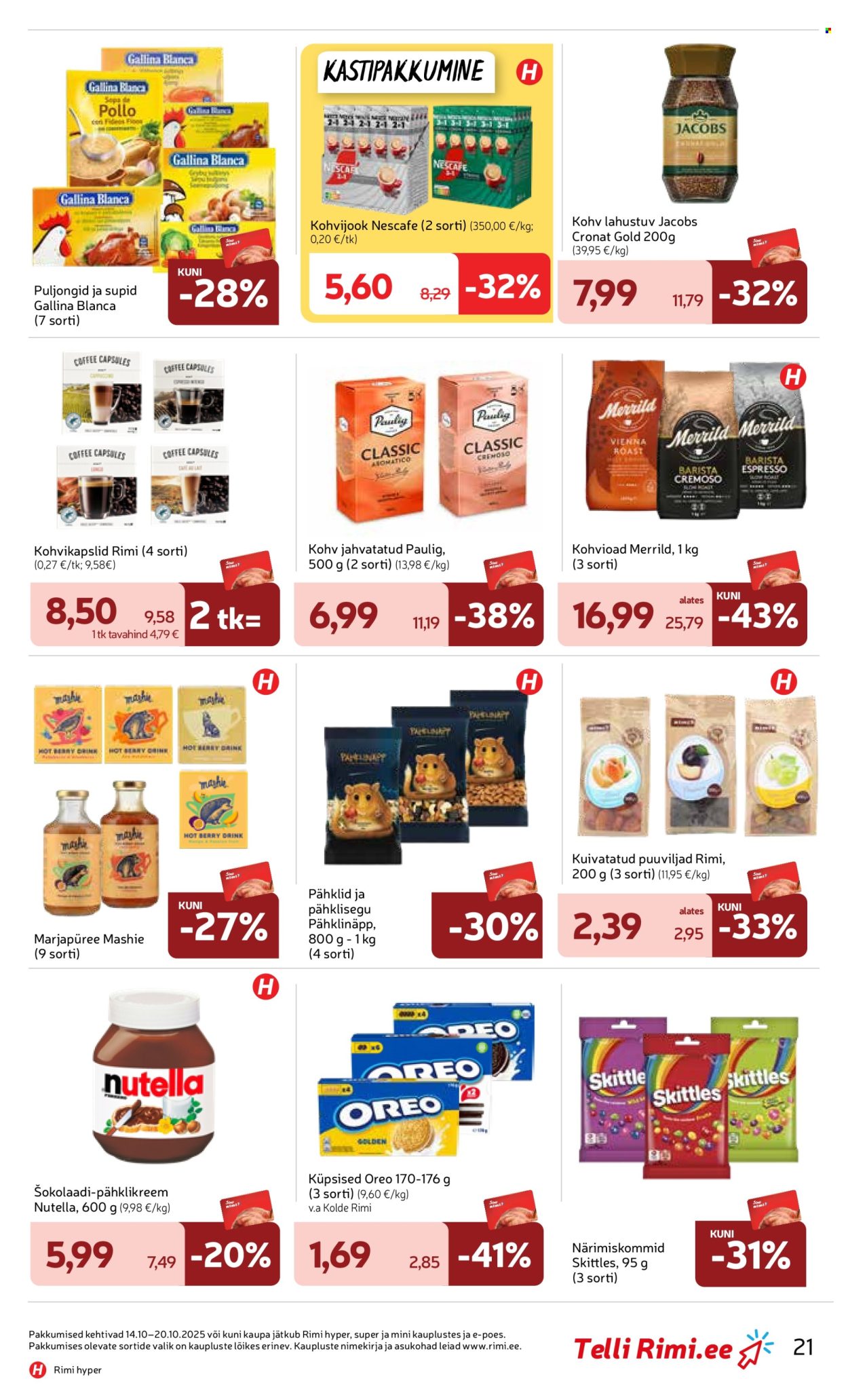 rimi - Rimi kliendileht - Kliendileht (14.10 - 20.10.2025) - page: 21
