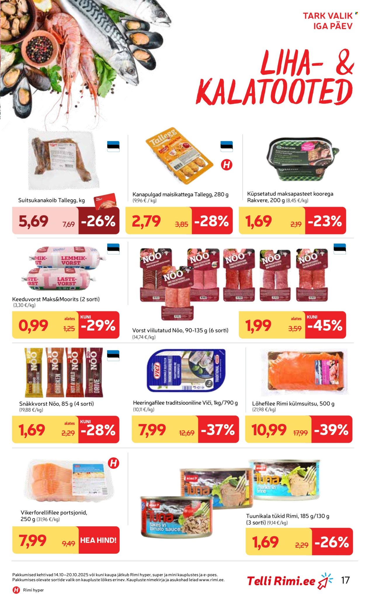 rimi - Rimi kliendileht - Kliendileht (14.10 - 20.10.2025) - page: 17