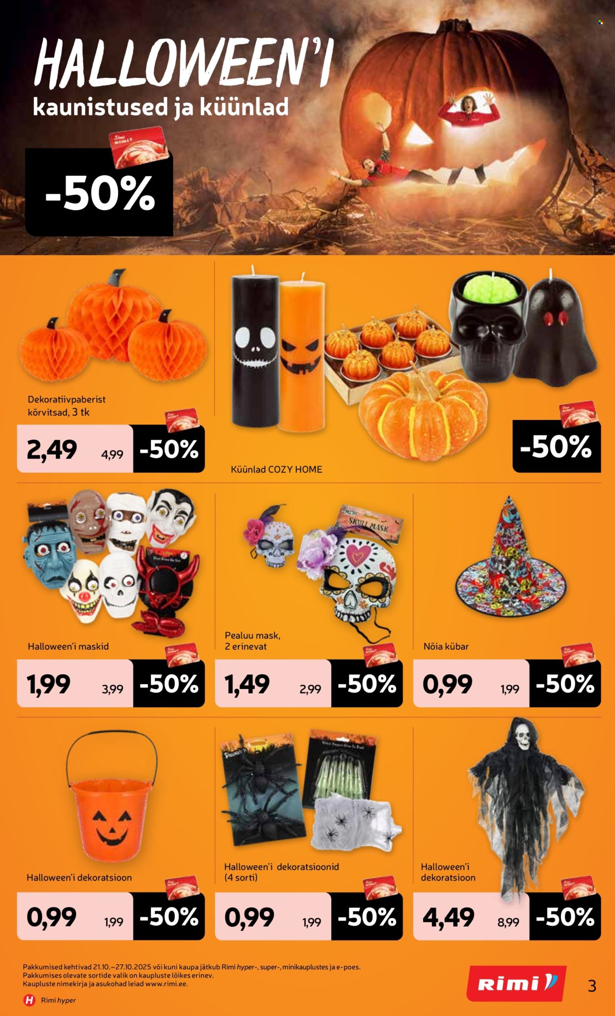 rimi - Rimi kliendileht - Kliendileht (21.10 - 27.10.2025) - page: 3