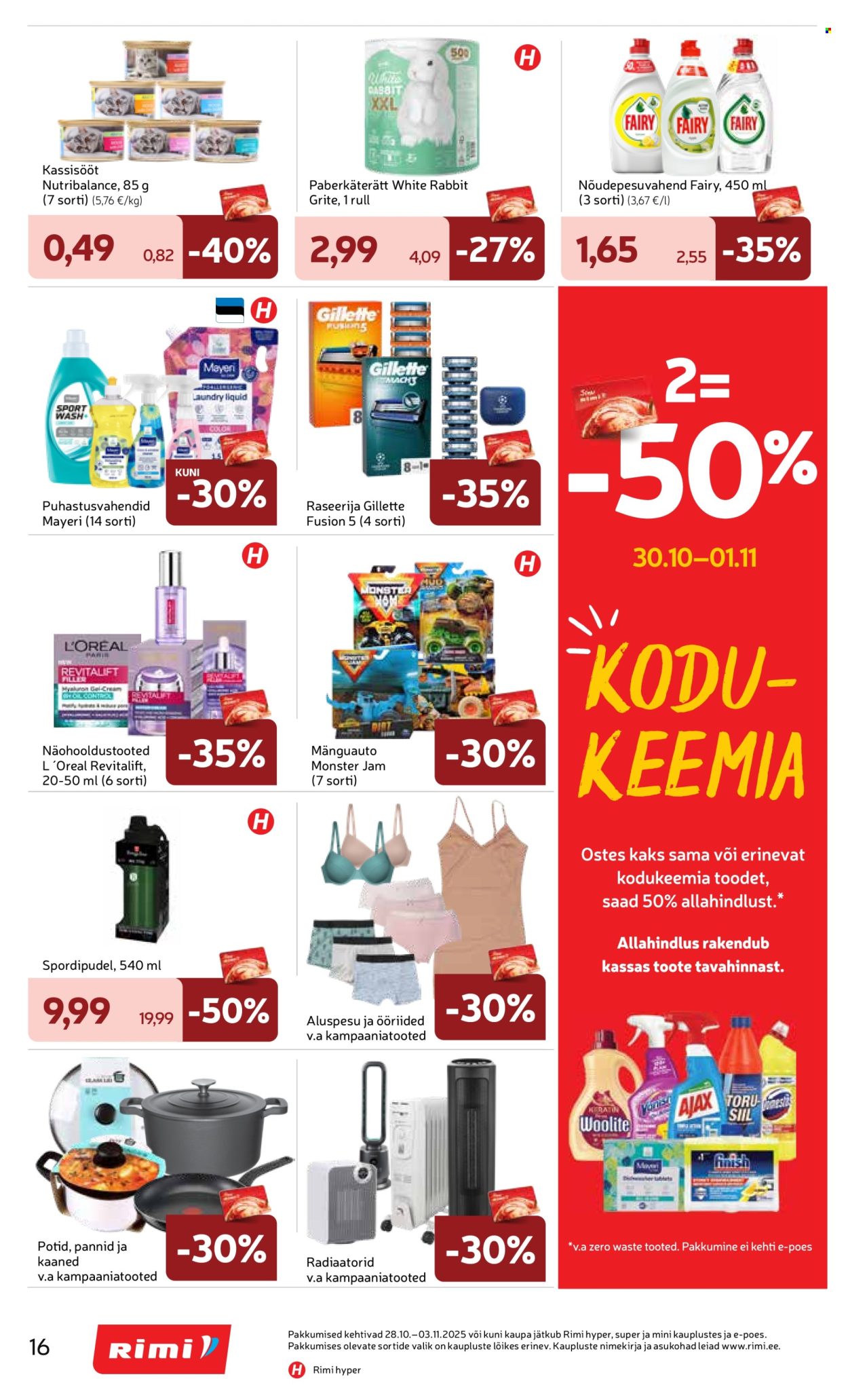 rimi - Rimi kliendileht - Kliendileht (28.10 - 3.11.2025) - page: 16