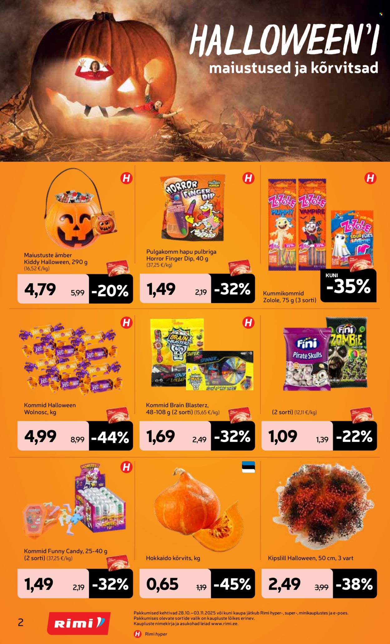 rimi - Rimi kliendileht - Kliendileht (28.10 - 3.11.2025) - page: 2