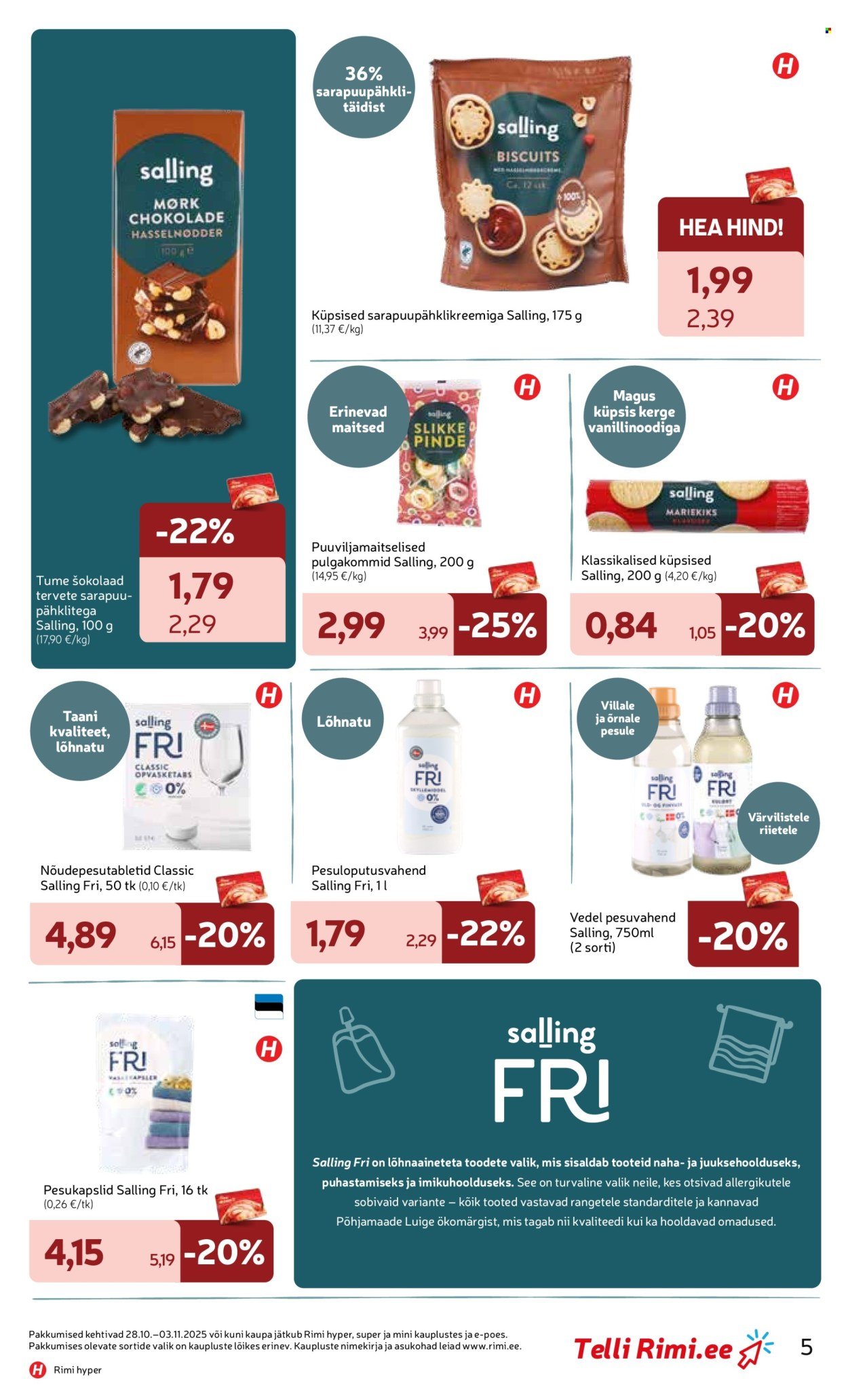 rimi - Rimi kliendileht - Kliendileht (28.10 - 3.11.2025) - page: 5