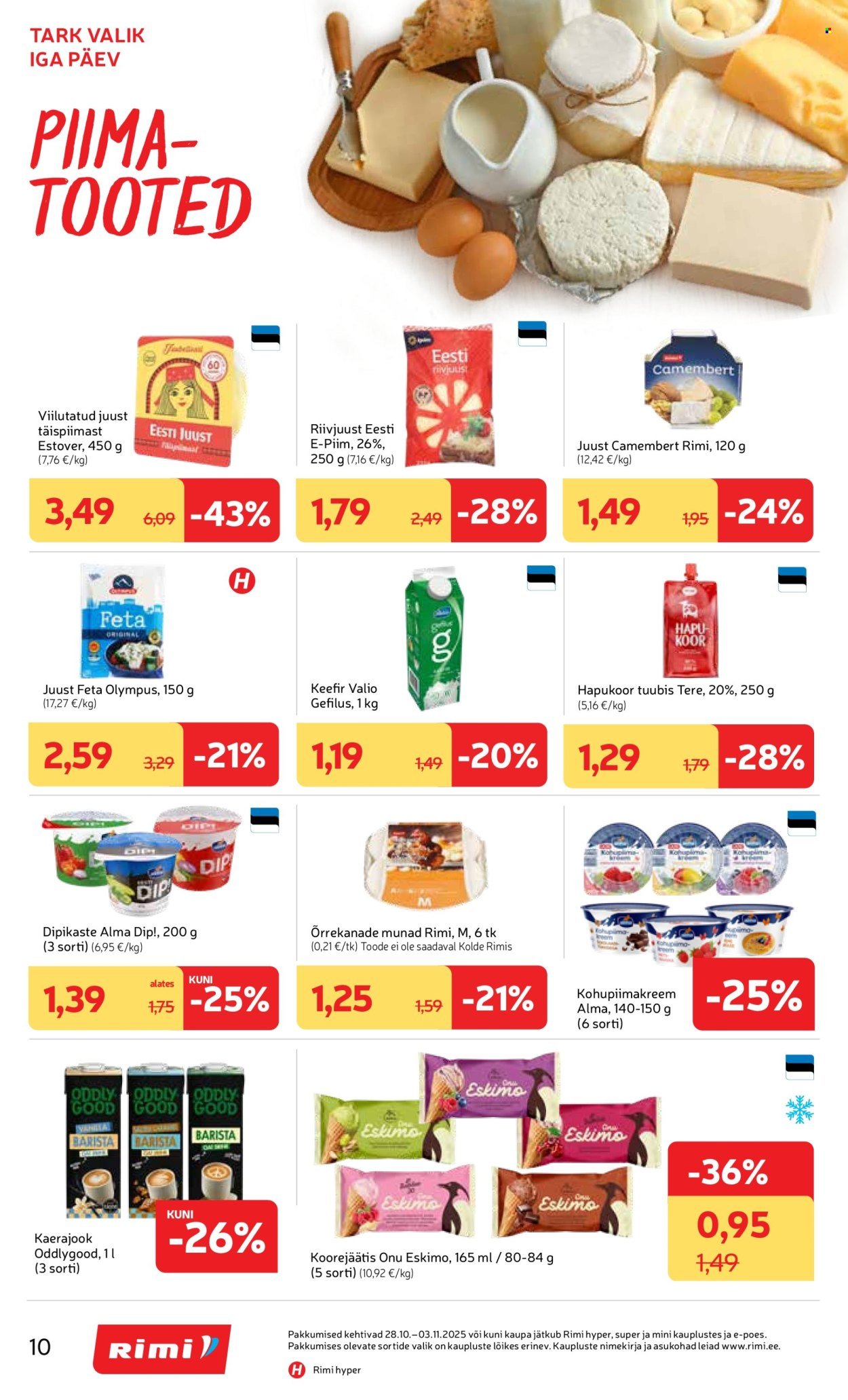 rimi - Rimi kliendileht - Kliendileht (28.10 - 3.11.2025) - page: 10