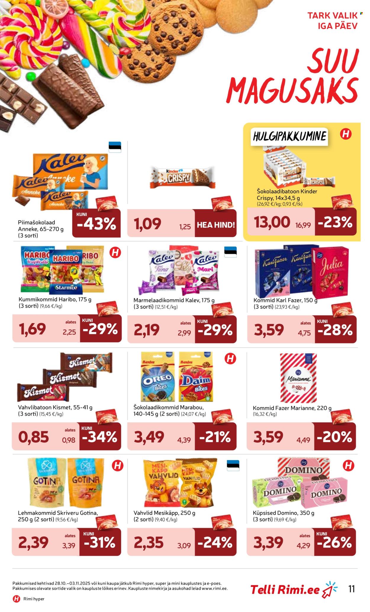 rimi - Rimi kliendileht - Kliendileht (28.10 - 3.11.2025) - page: 11