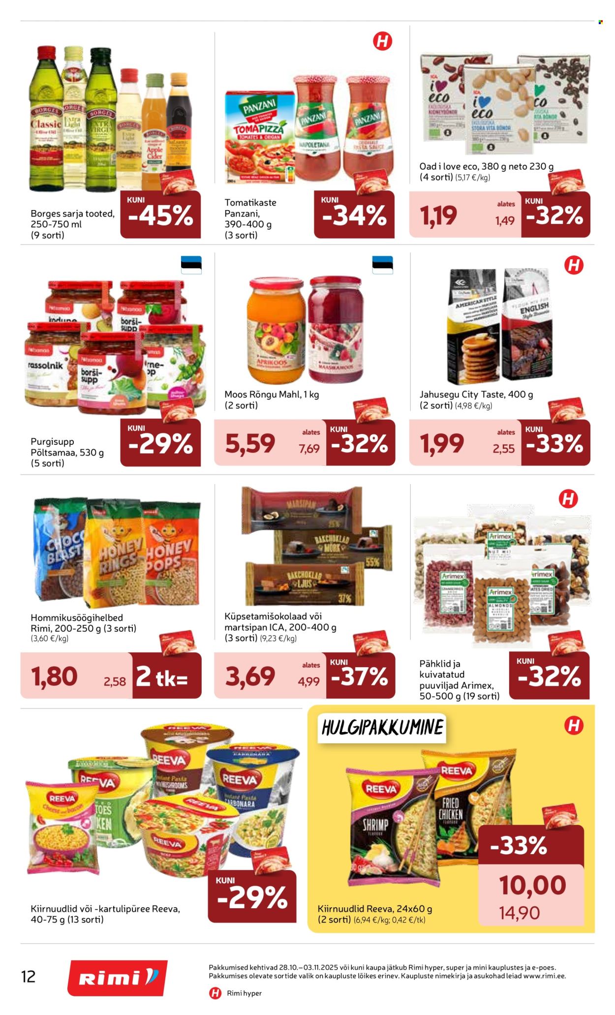 rimi - Rimi kliendileht - Kliendileht (28.10 - 3.11.2025) - page: 12