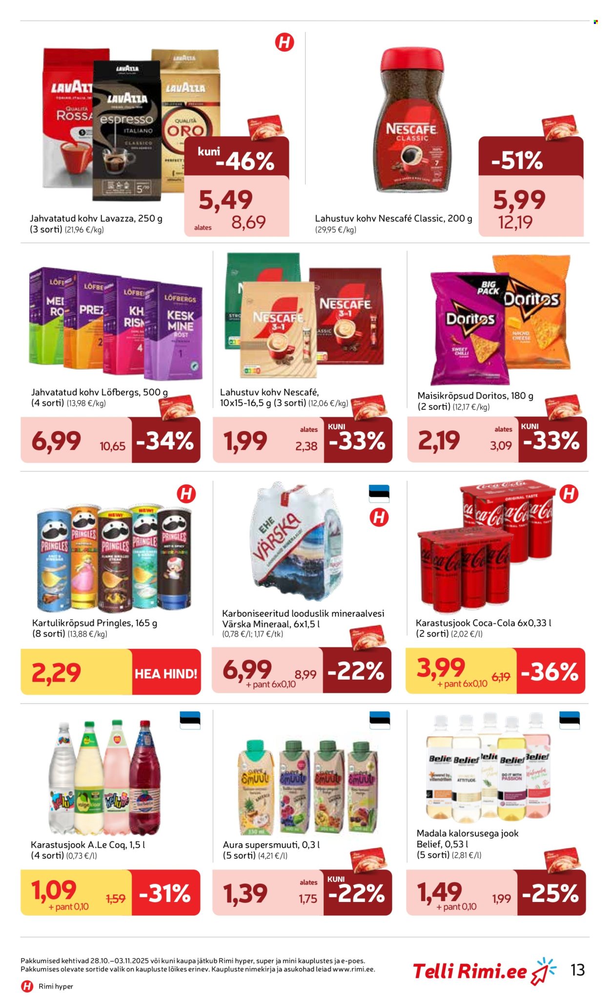 rimi - Rimi kliendileht - Kliendileht (28.10 - 3.11.2025) - page: 13