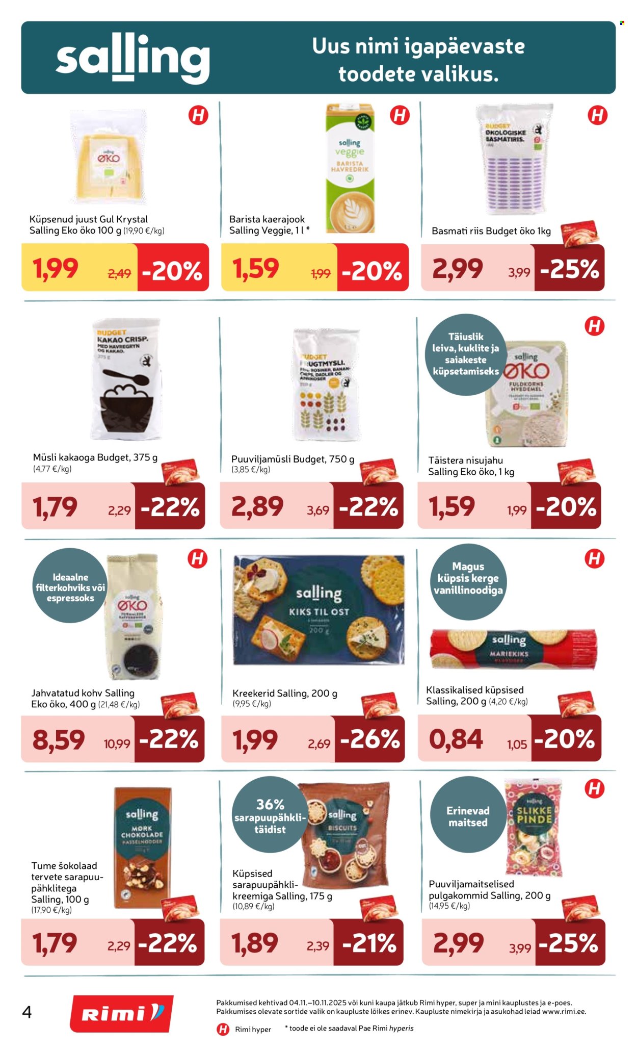 rimi - Rimi kliendileht - Kliendileht (4.11 - 10.11.2025) - page: 4