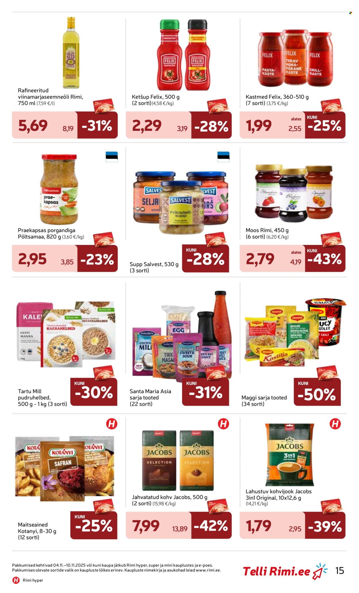 rimi - Rimi kliendileht - Kliendileht (4.11 - 10.11.2025) - page: 15