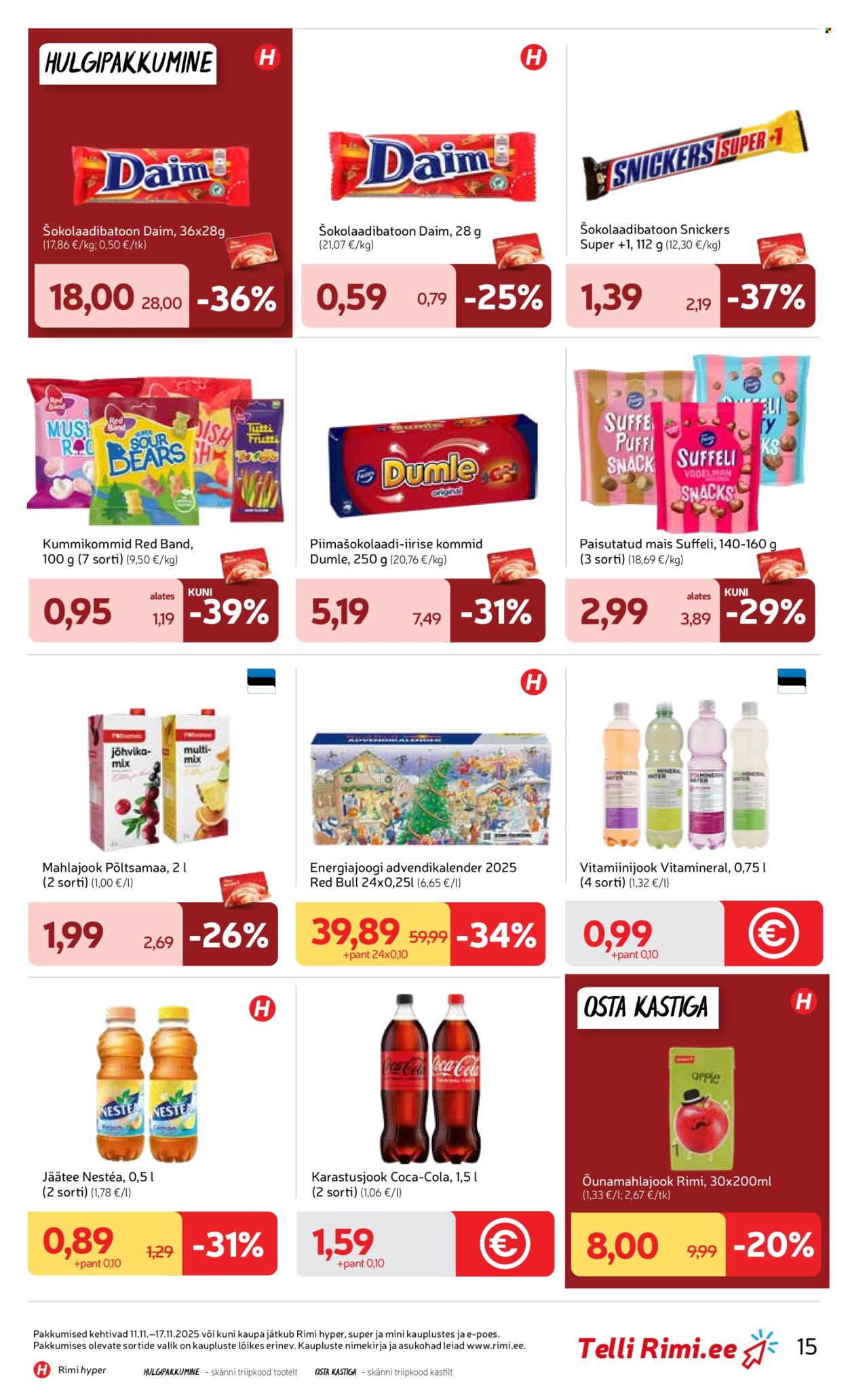 rimi - Rimi kliendileht - Kliendileht (11.11 - 17.11.2025) - page: 15