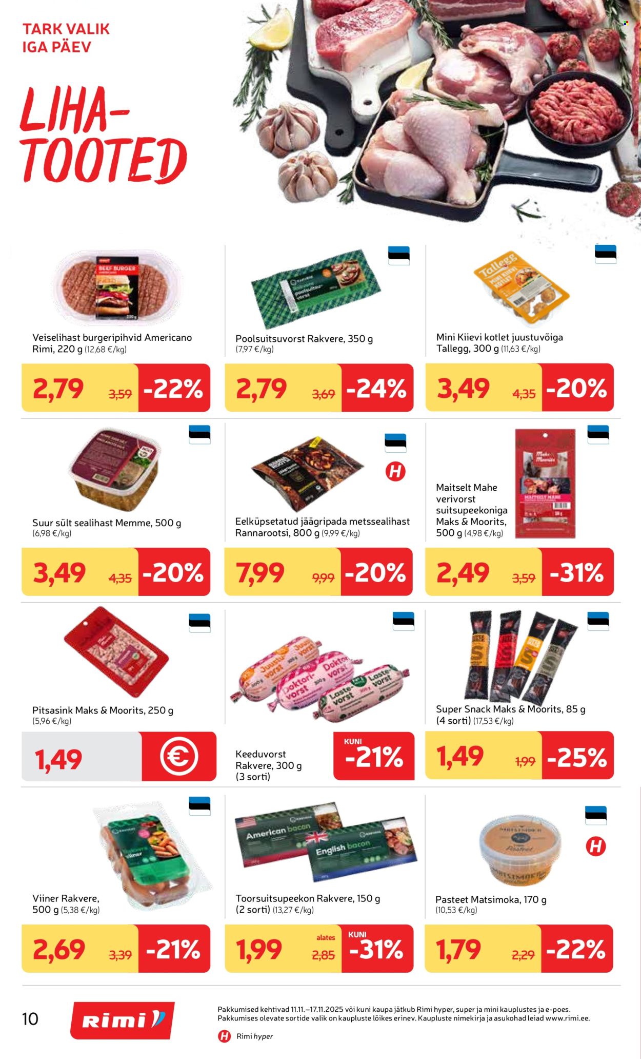 rimi - Rimi kliendileht - Kliendileht (11.11 - 17.11.2025) - page: 10