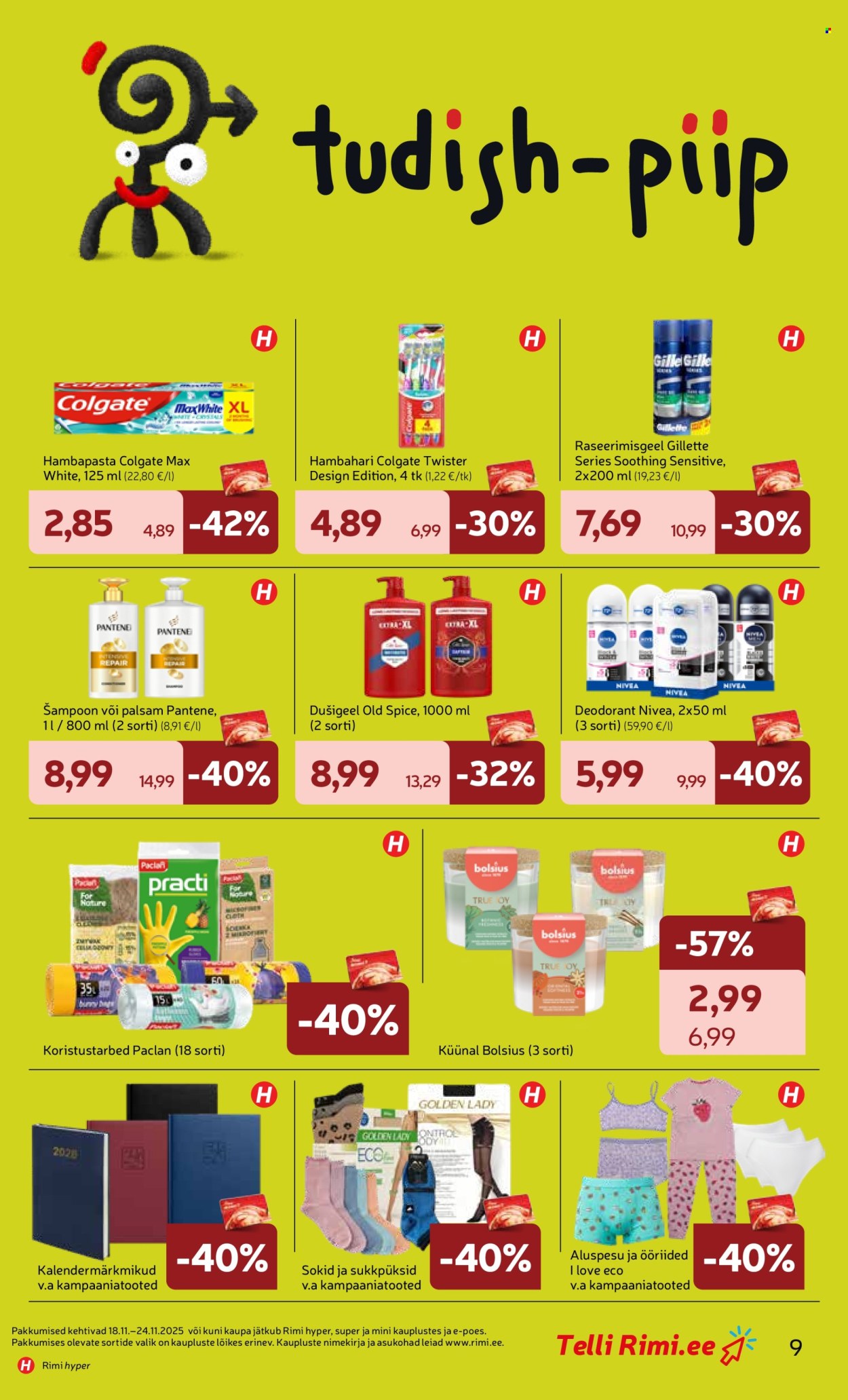 rimi - Rimi kliendileht - Kliendileht (25.11 - 1.12.2025) - page: 9