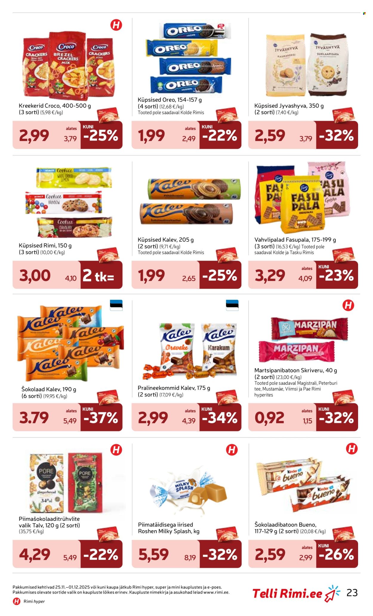 rimi - Rimi kliendileht - Kliendileht (25.11 - 1.12.2025) - page: 23