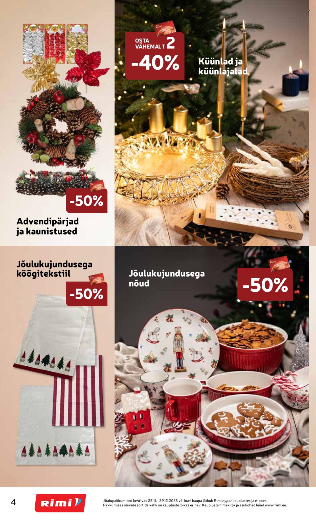 rimi - Rimi kliendileht - Kliendileht (25.11 - 1.12.2025) - page: 4