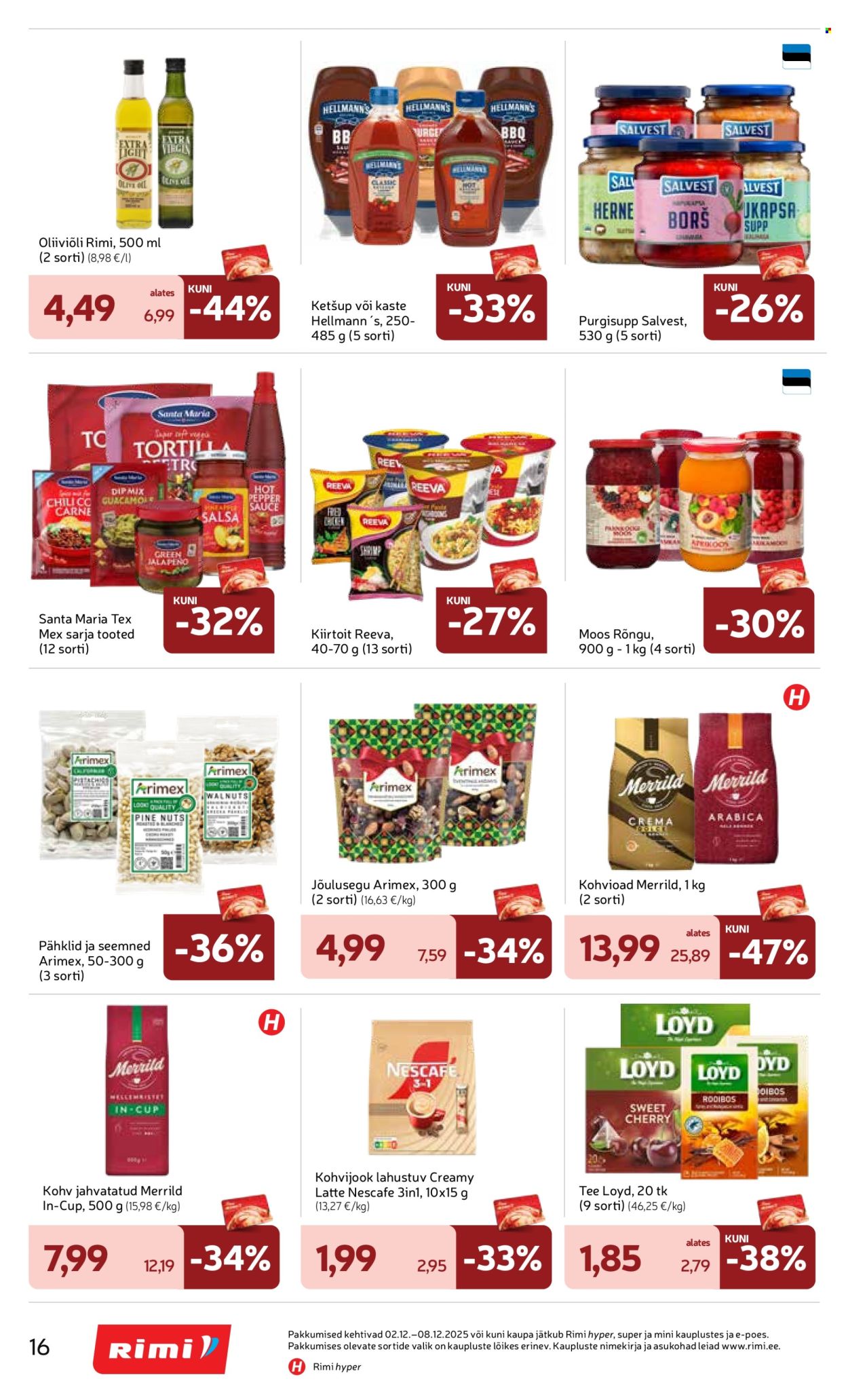 rimi - Rimi kliendileht - Kliendileht (2.12 - 8.12.2025) - page: 16