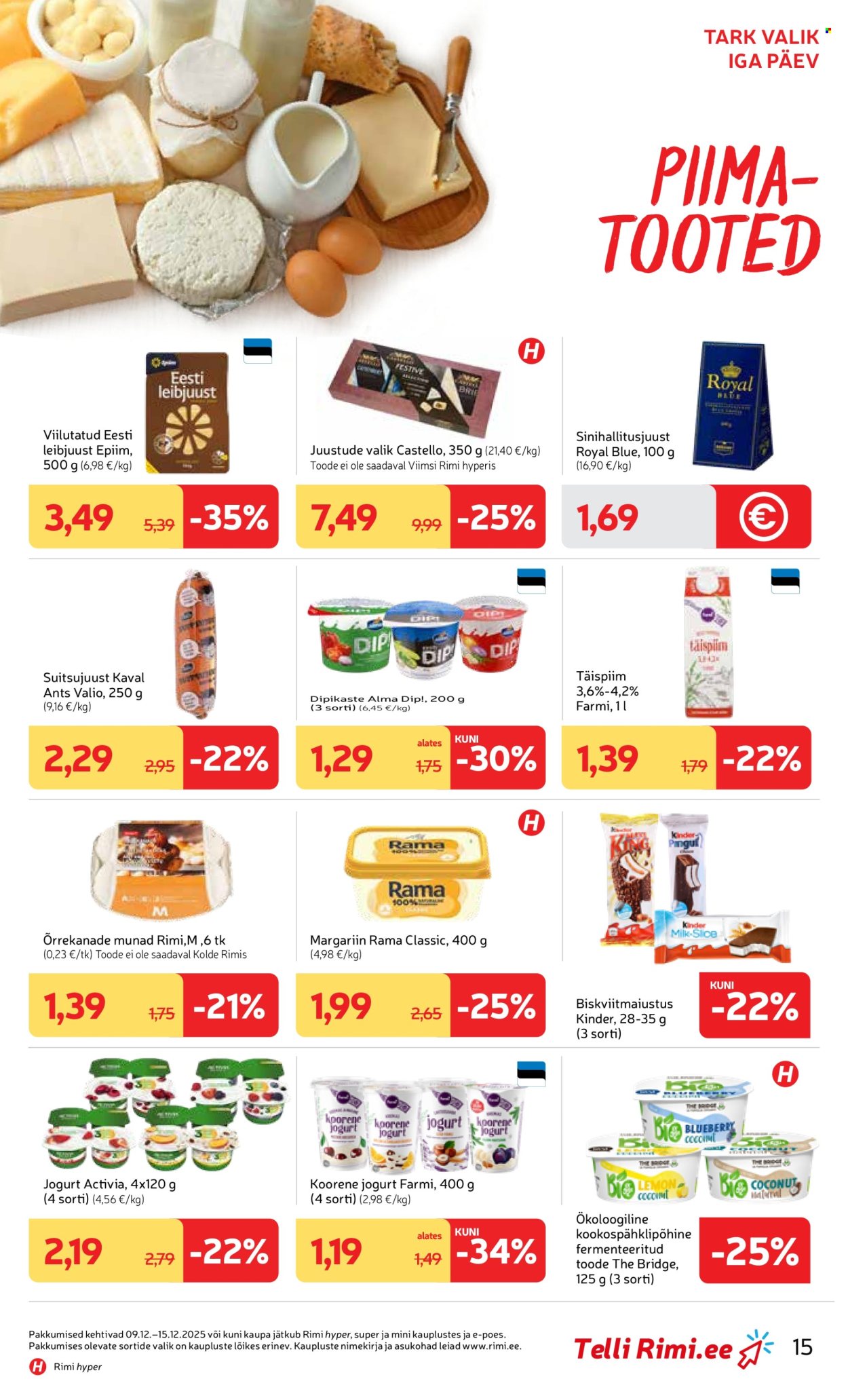 rimi - Rimi kliendileht - Kliendileht (9.12 - 15.12.2025) - page: 15