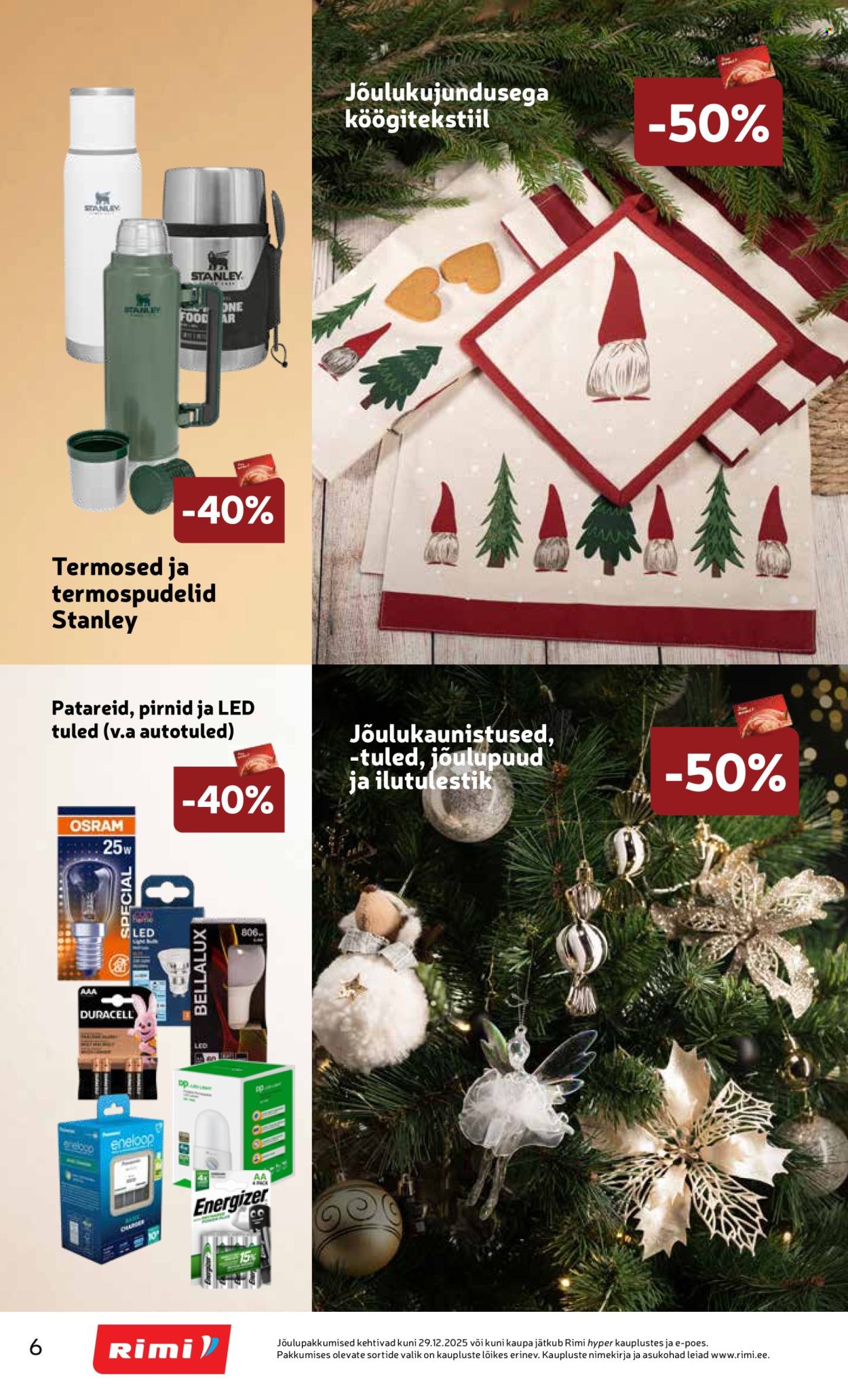 rimi - Rimi kliendileht - Kliendileht (9.12 - 15.12.2025) - page: 6