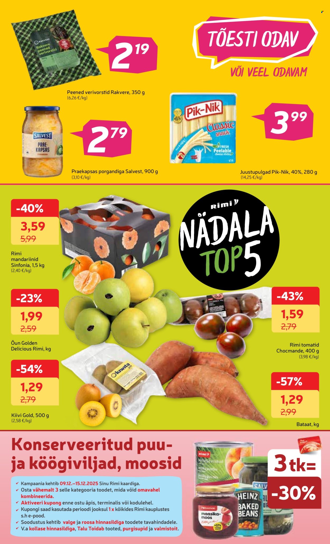 rimi - Rimi kliendileht - Kliendileht (9.12 - 15.12.2025) - page: 20