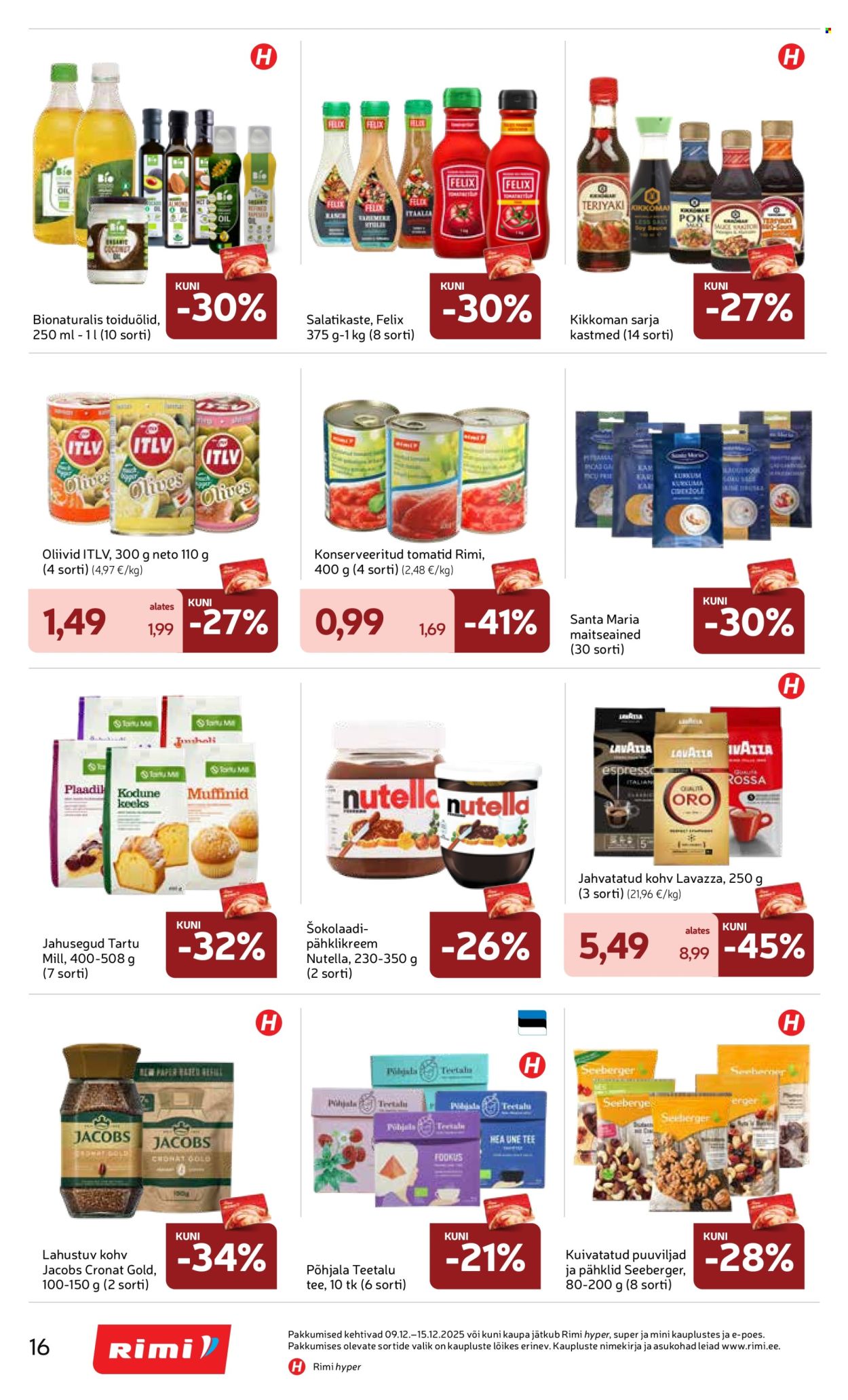 rimi - Rimi kliendileht - Kliendileht (9.12 - 15.12.2025) - page: 16