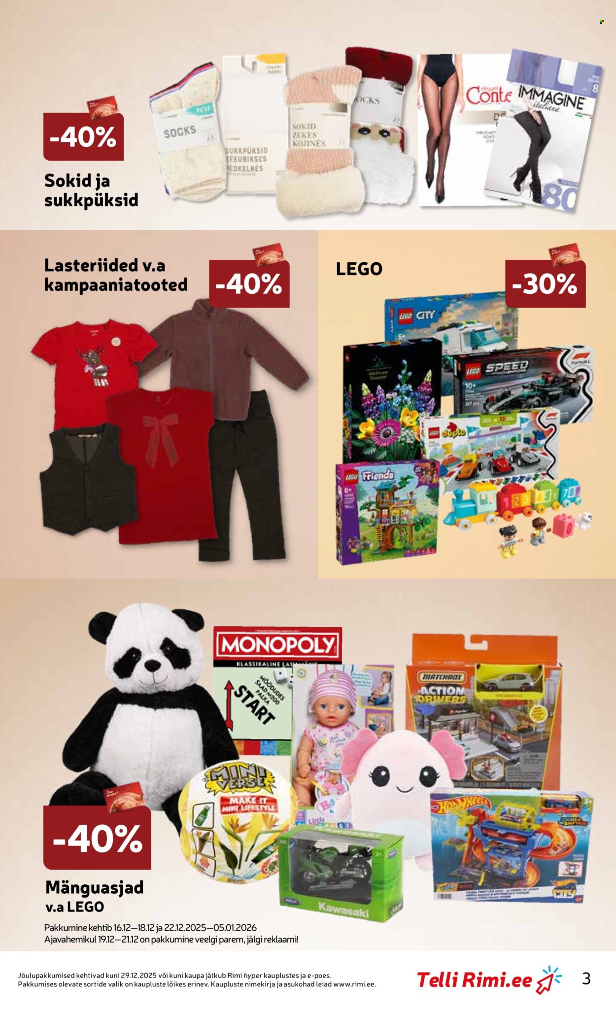 rimi - Rimi kliendileht - Kliendileht (16.12 - 29.12.2025) - page: 3