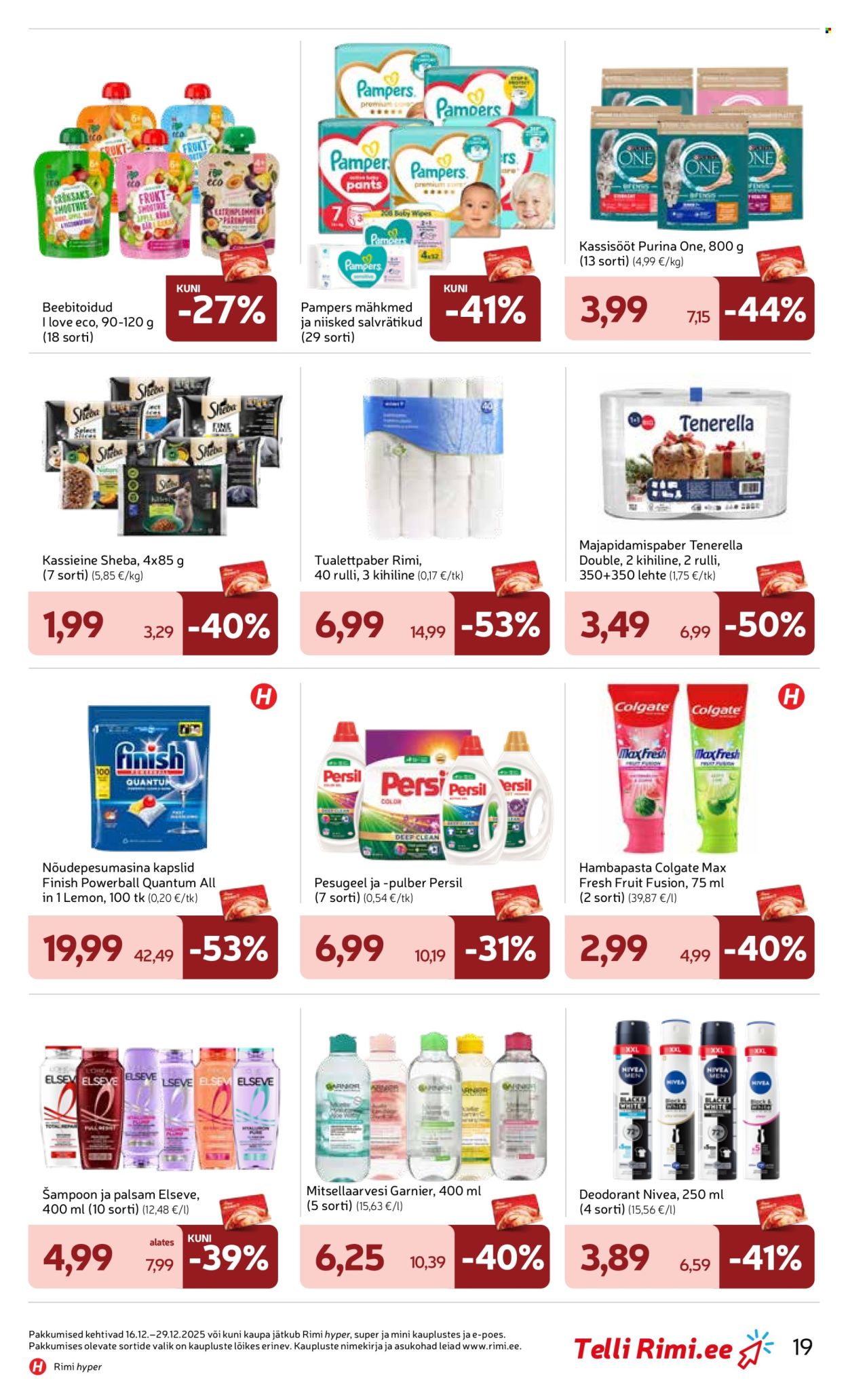 rimi - Rimi kliendileht - Kliendileht (16.12 - 29.12.2025) - page: 19