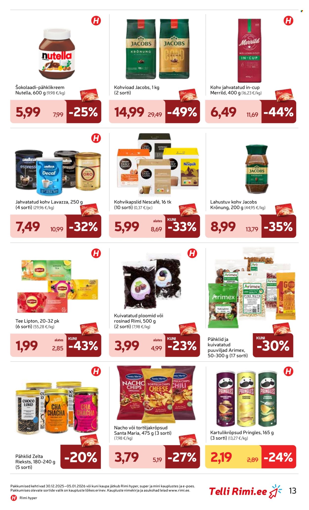 rimi - Rimi kliendileht - Kliendileht (30.12.2025 - 5.01.2026) - page: 13