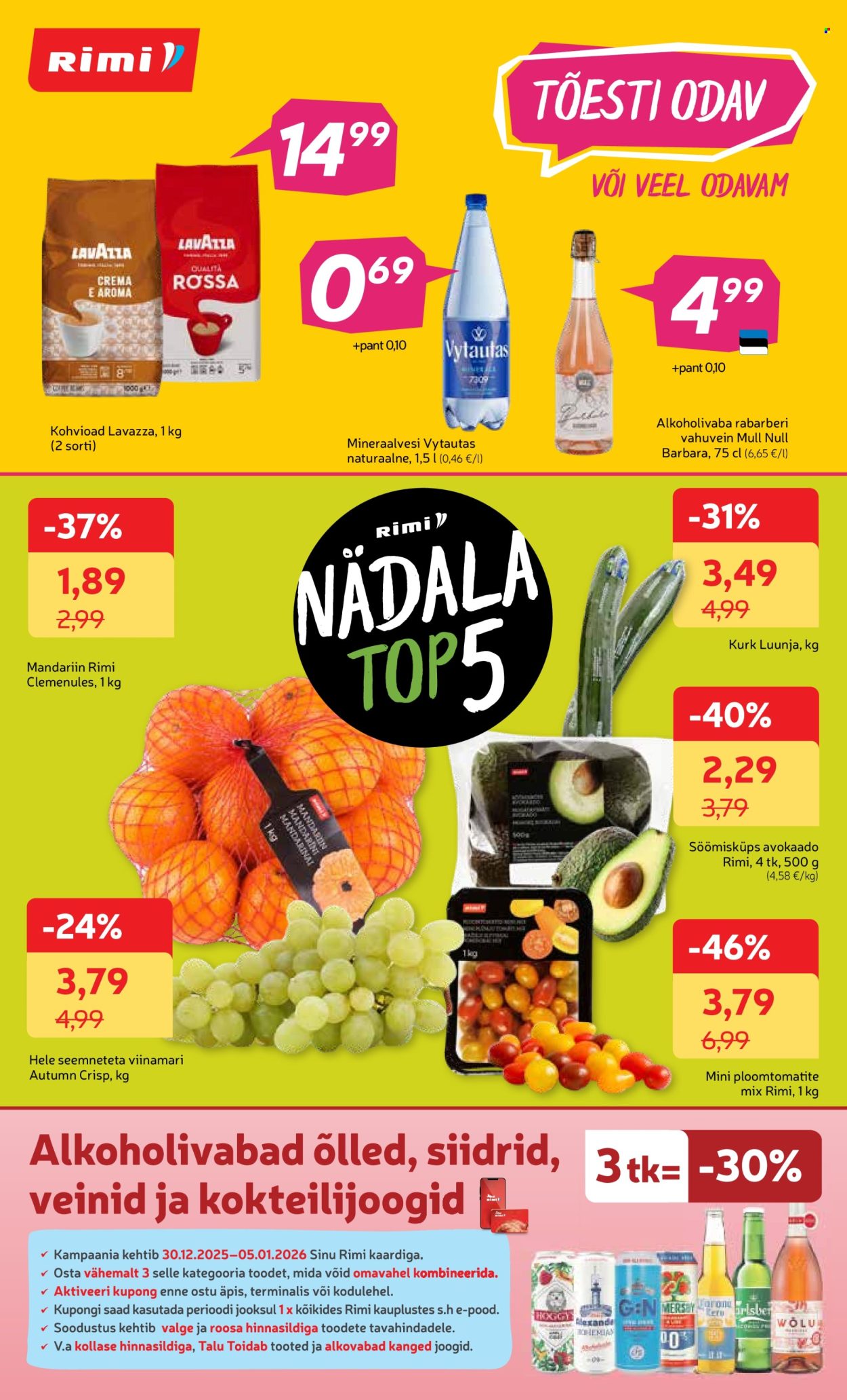 rimi - Rimi kliendileht - Kliendileht (30.12.2025 - 5.01.2026) - page: 16