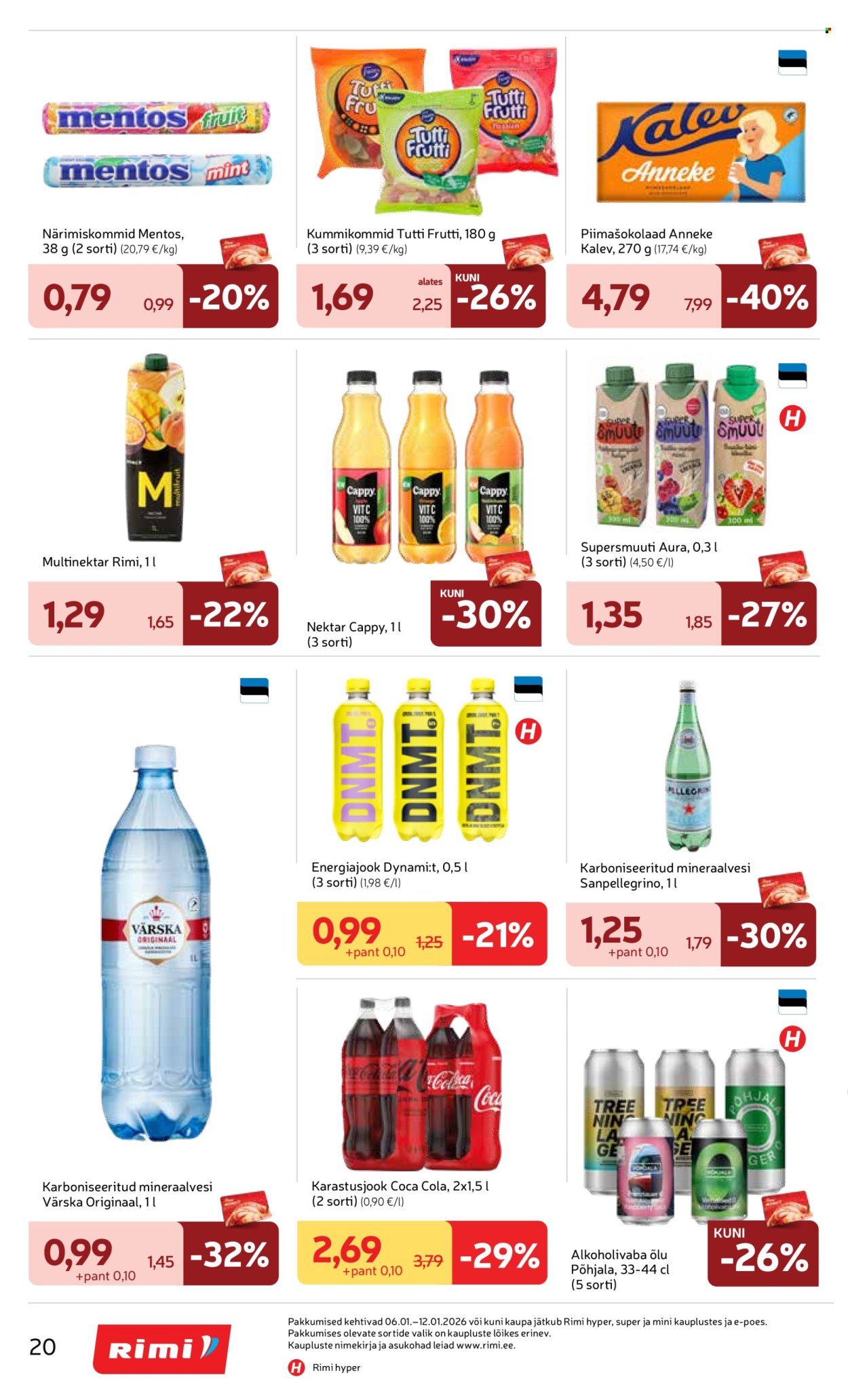 rimi - Rimi kliendileht - Kliendileht (5.01 - 12.01.2026) - page: 20