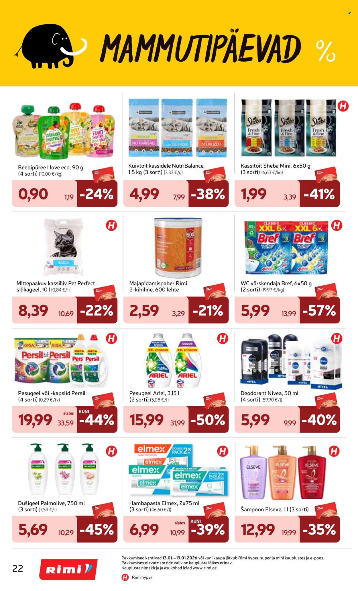 rimi - Rimi kliendileht - Kliendileht (13.01 - 19.01.2026) - page: 22