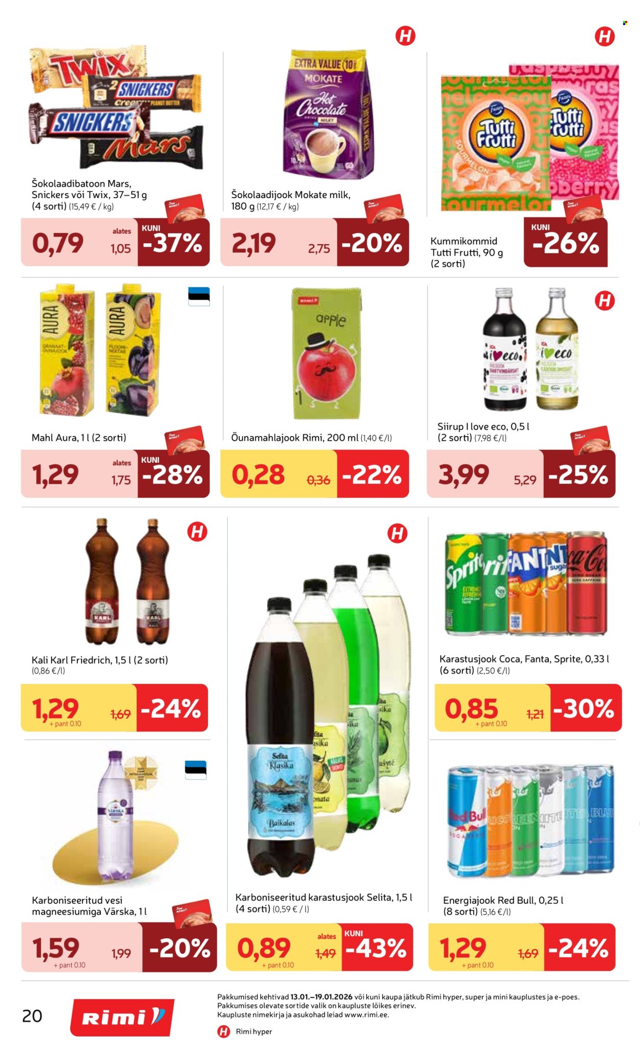 rimi - Rimi kliendileht - Kliendileht (13.01 - 19.01.2026) - page: 20