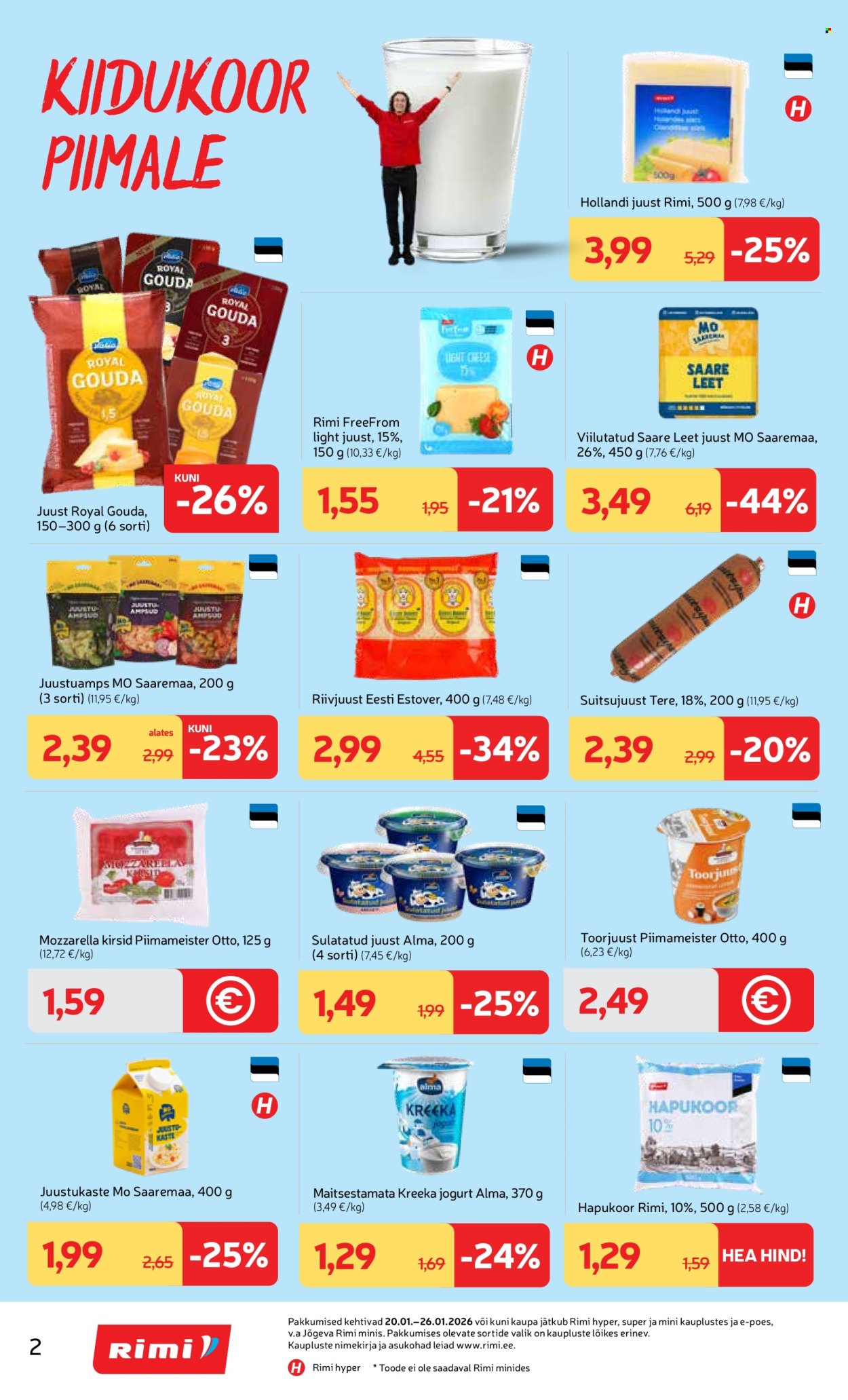rimi - Rimi kliendileht - Kliendileht (20.01 - 26.01.2026) - page: 2